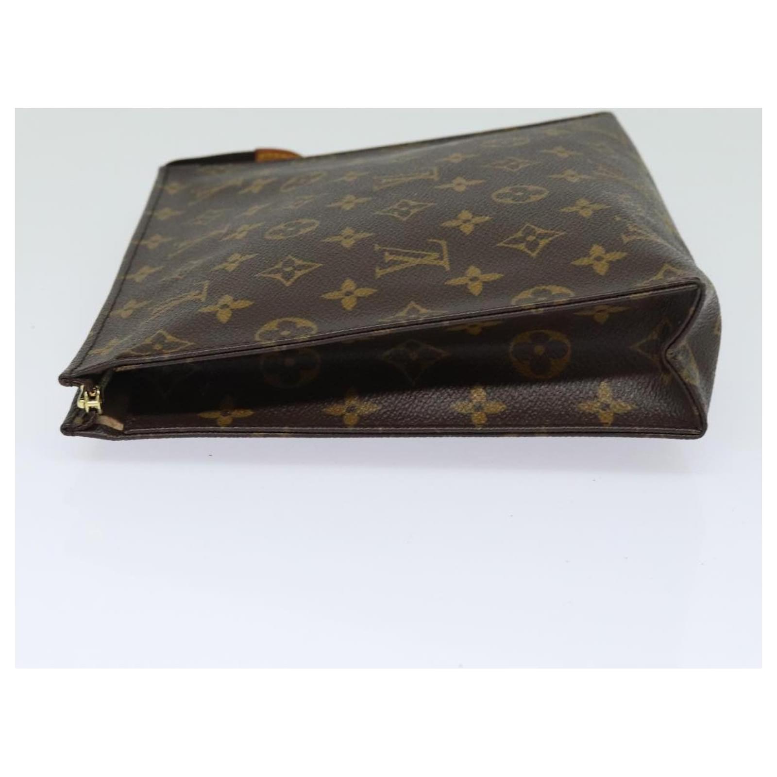 LOUIS VUITTON Monogram Poche Toilette 26 Pouch M47542 LV Auth  