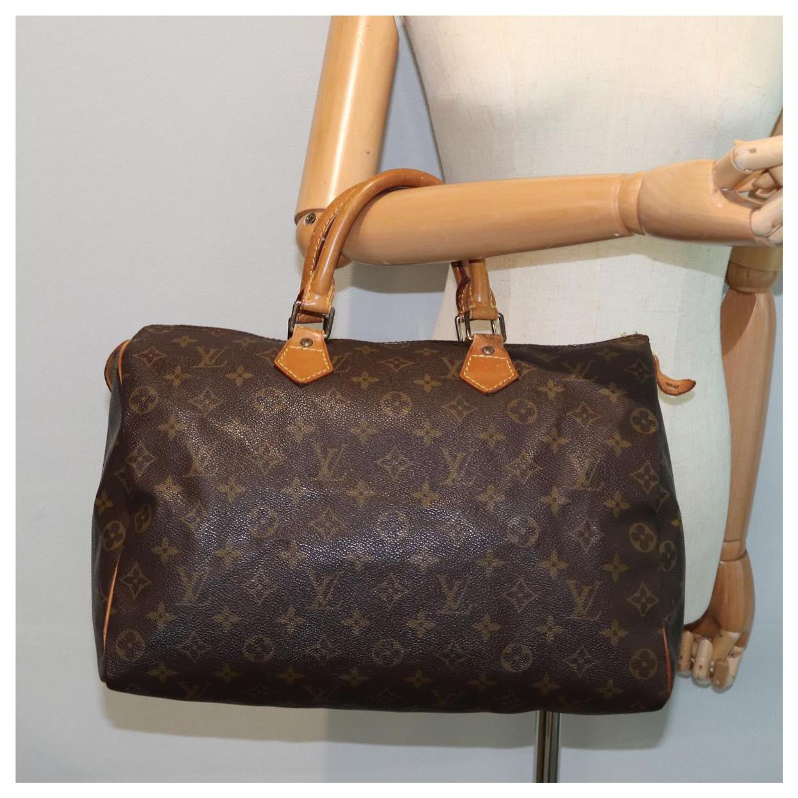 LOUIS VUITTON Handtasche Monogram Speedy 35 M41524 LV Auth 81553 