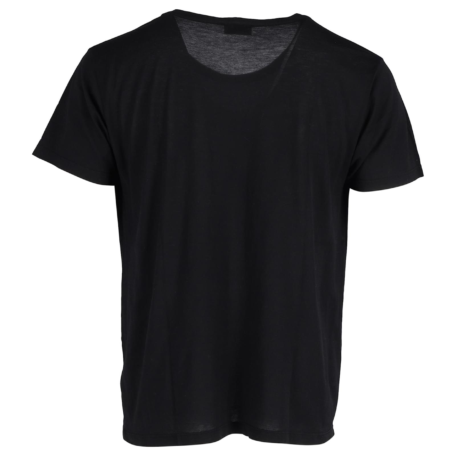 Saint Laurent Vampire T Shirt in Black Cotton ref.1495446 Joli Closet