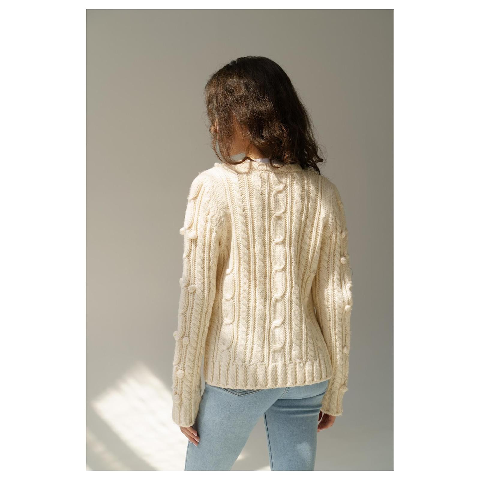 Christian Dior 2005 & John Galliano wool cardigan IT 44 Beige ref