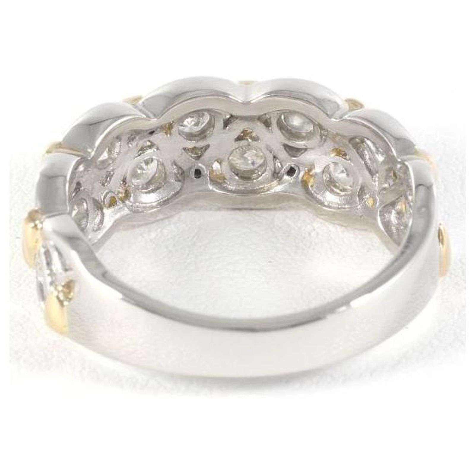 Bague Diamant 0.53 Carat En Platine Pt900 - Taille US 7.5, Occasion Très Bon état