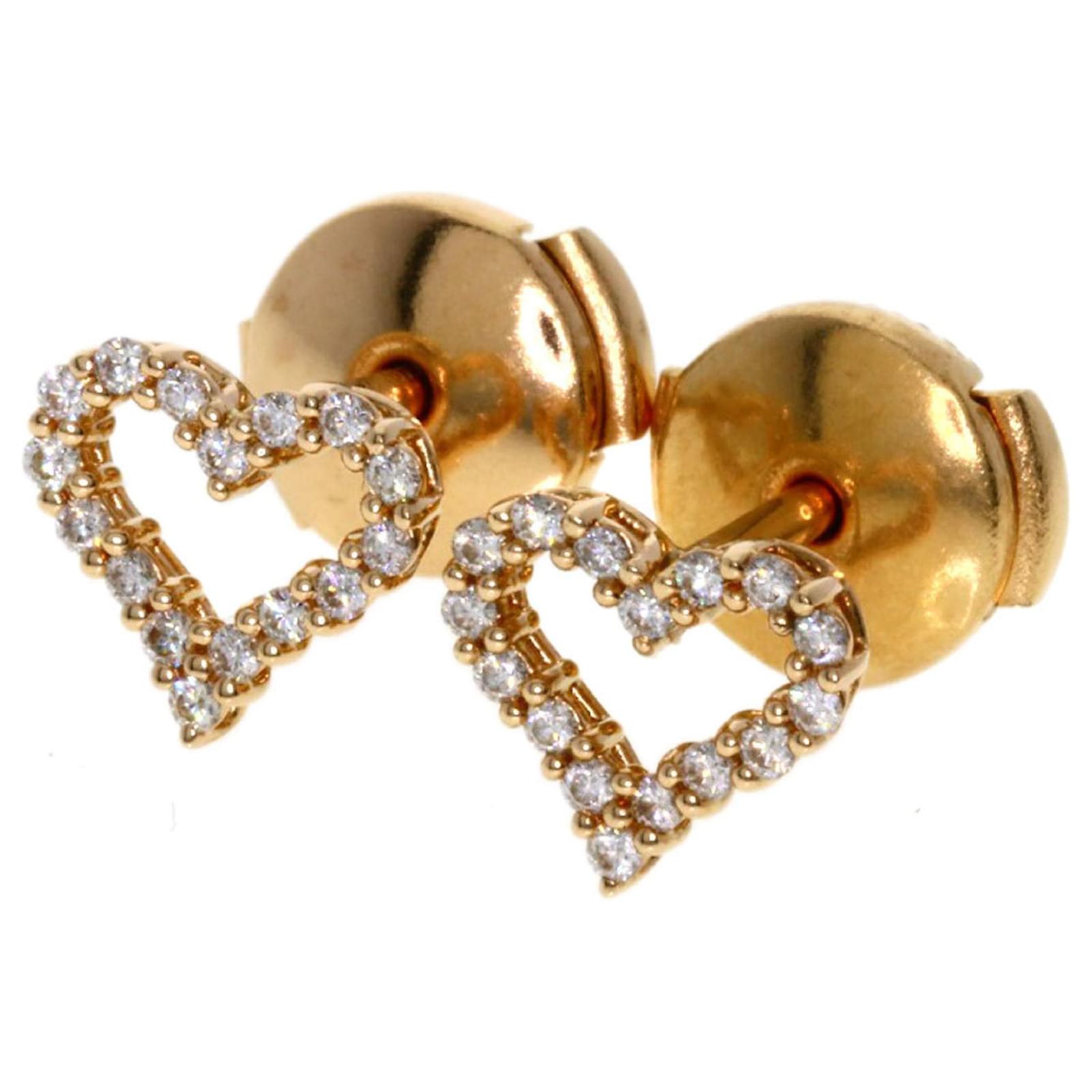 Tiffany heart diamond earrings deals