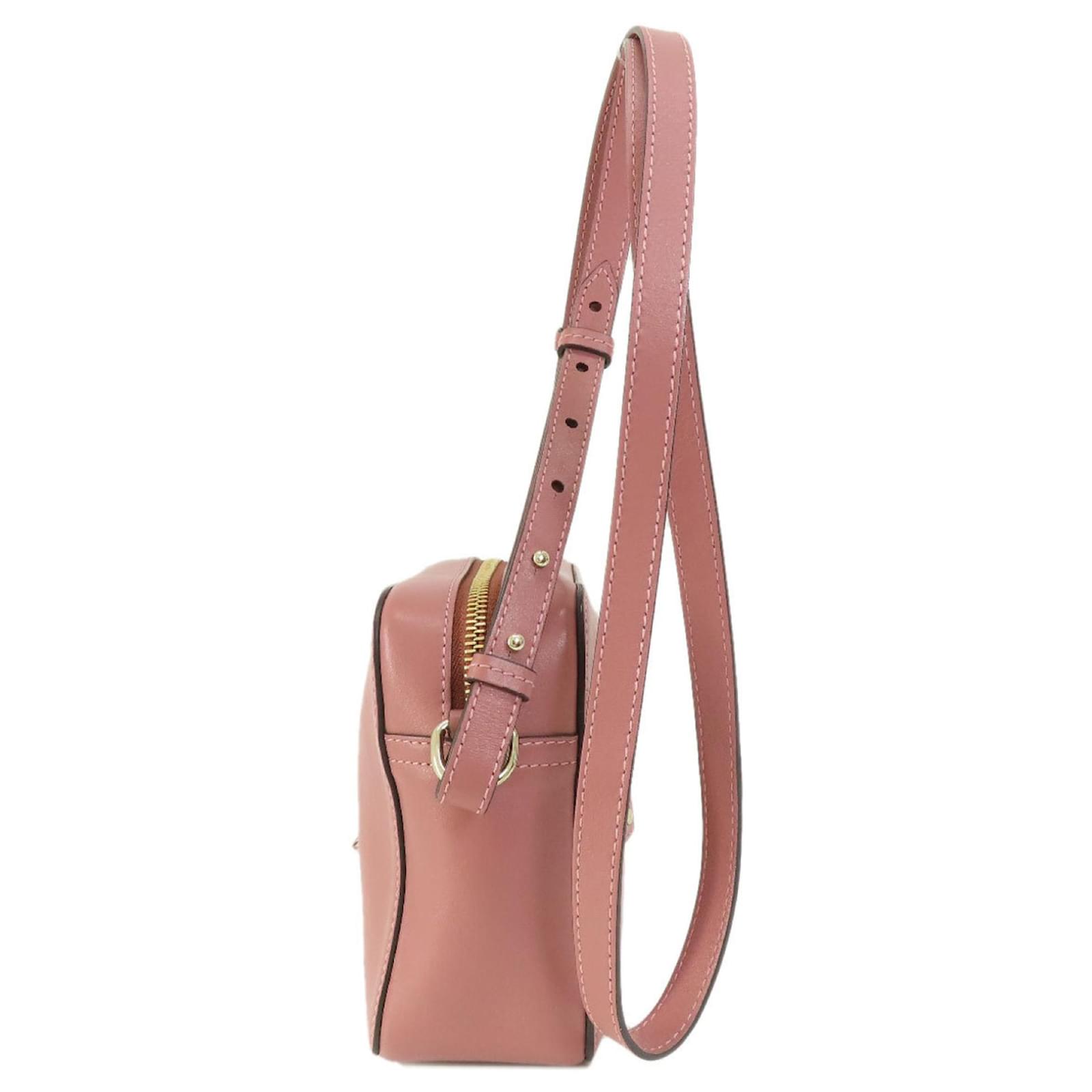 ANYA HINDMARCH ピンク ショルダーバッグ Anya Hindmarch Pink Leather Chain Shoulder Bag ○ Labellov ○ Buy