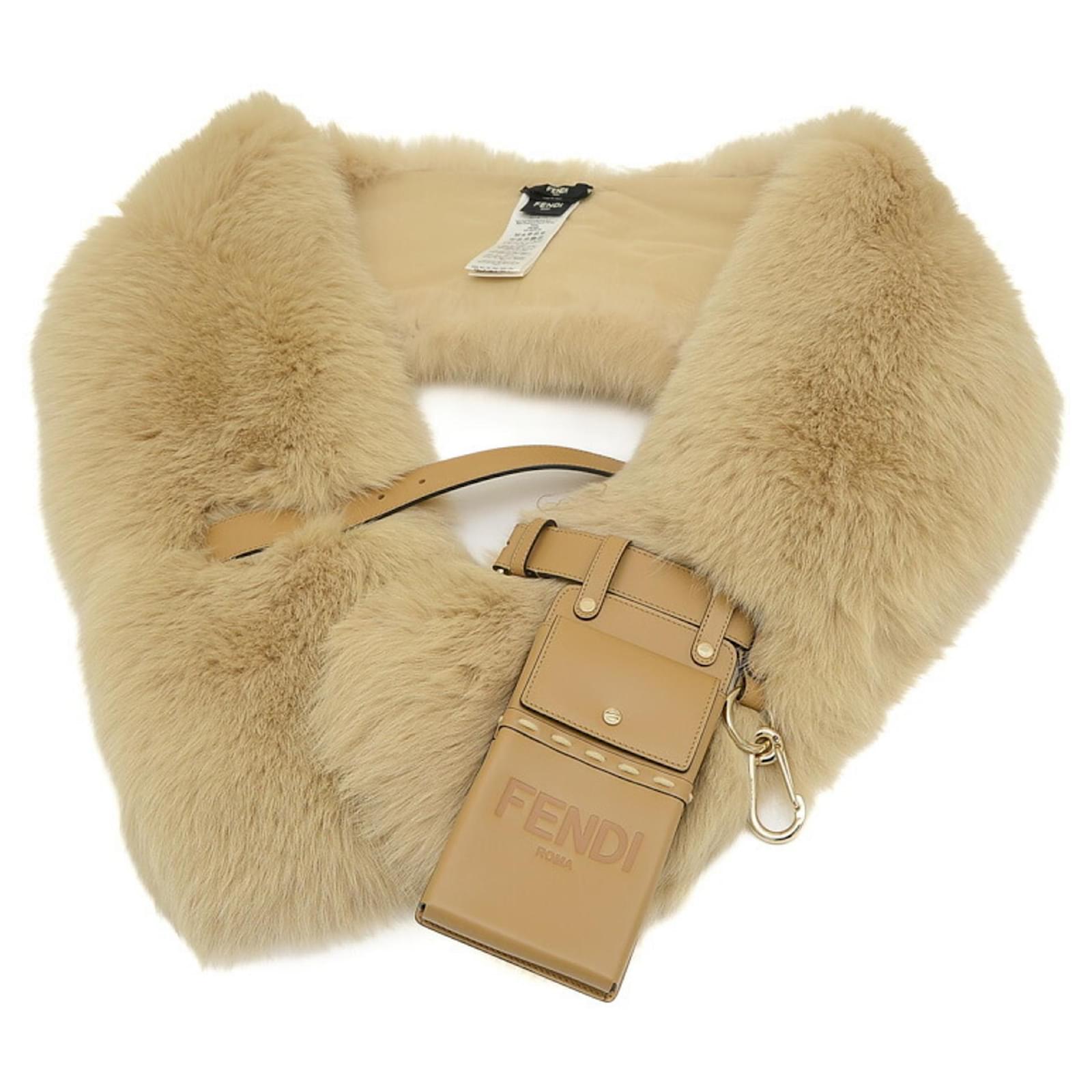 小物 FENDI Fur & Cashmere Stole Muffler FENDI Fur & Cashmere Stole Muffler