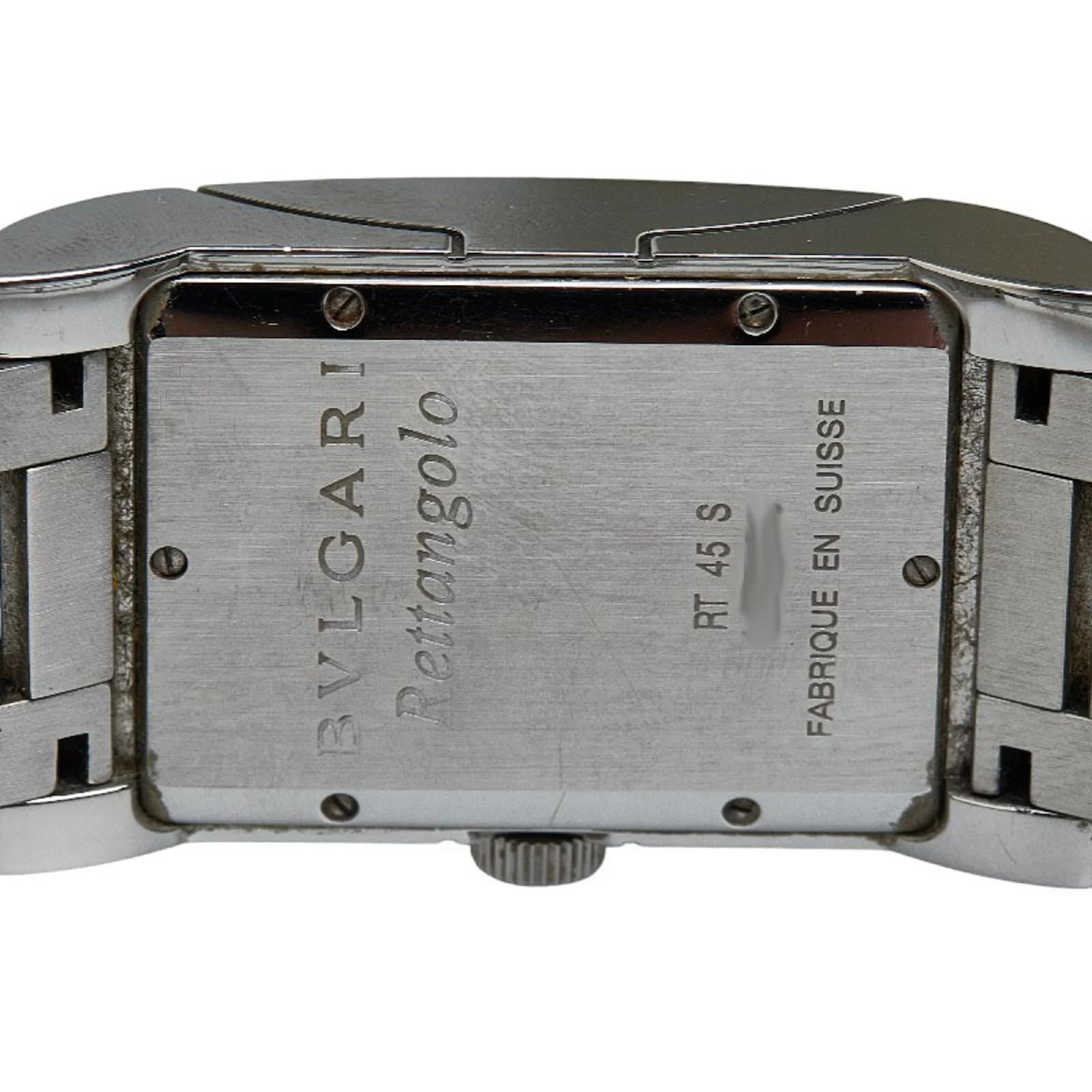 稼働 BVLGARI Rettangolo automatic Bvlgari Rettangolo RT45SSD Automatic Watch | Vivrelle