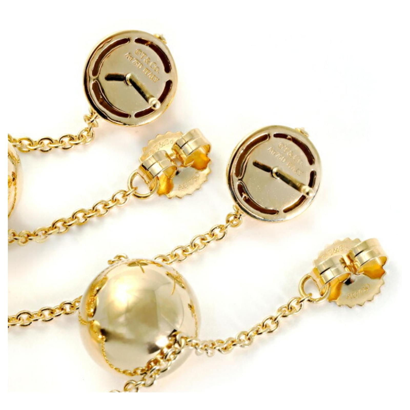 アクセサリー K18YG Hardware Design Necklace/Earrings Tiffany Gold Hardware Link Necklace – Greenleaf & Crosby
