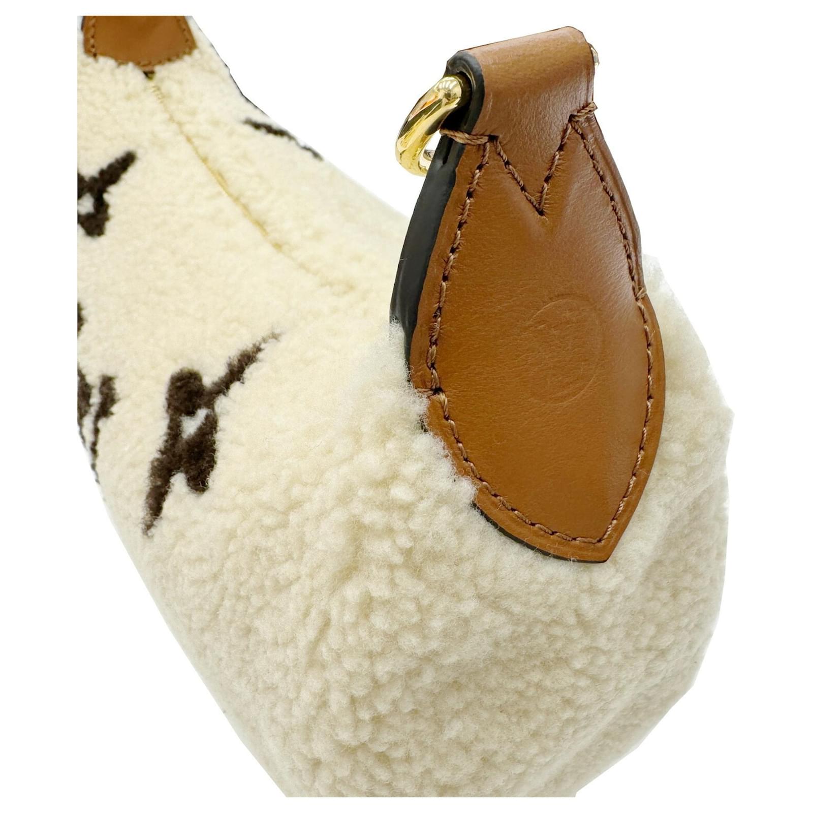 Louis Vuitton LV Ski Over the Moon Shoulder Bag Brown Cream