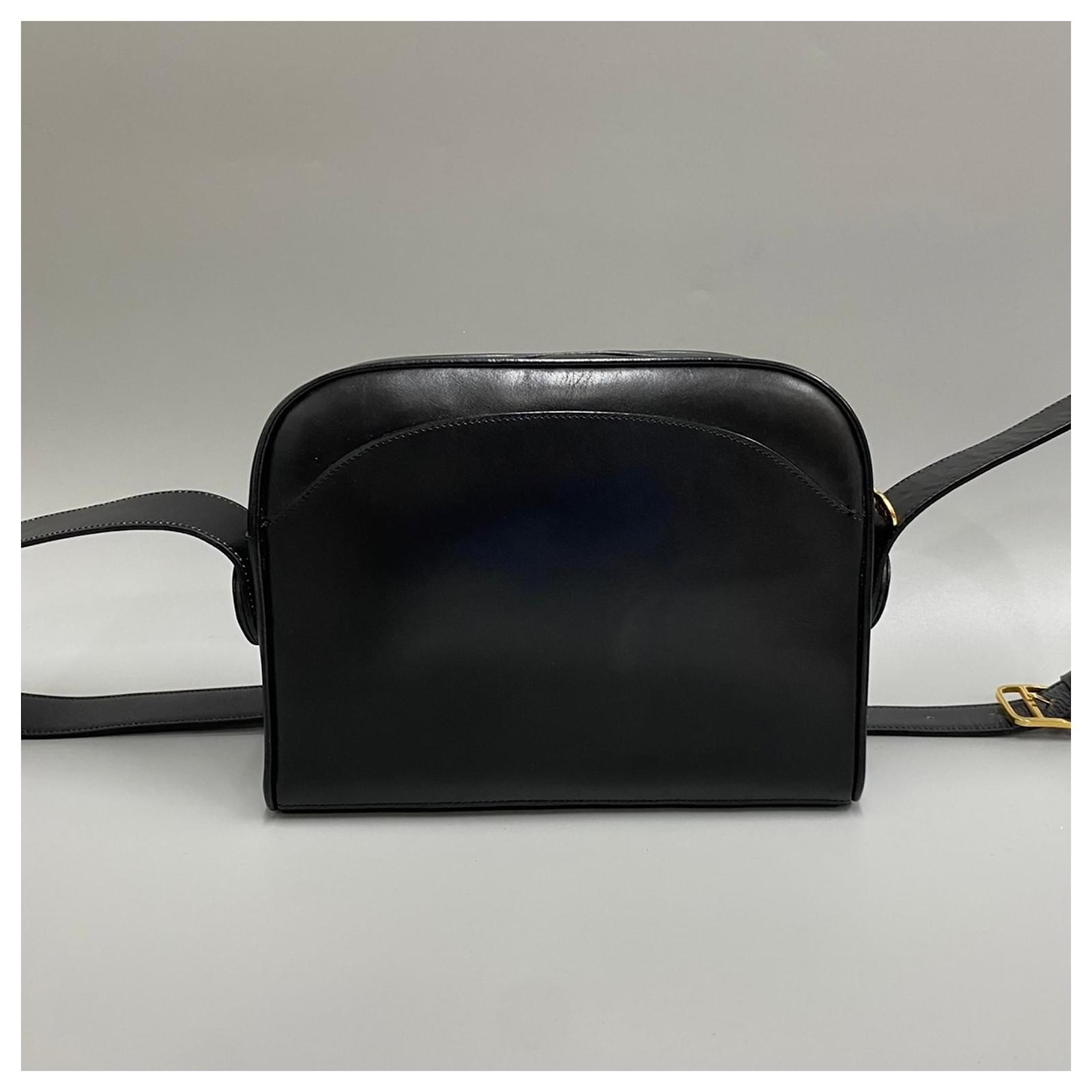 Céline Celine Black Leather Mini Shoulder Bag ref.1508362