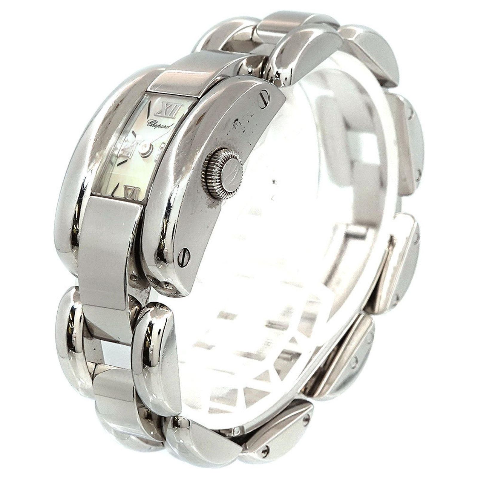 Chopard La Strada Watches 41/8444 Stainless Steel White shell Chopard La Strada Quartz Ladies Wristwatch Silvery ref  main image 3