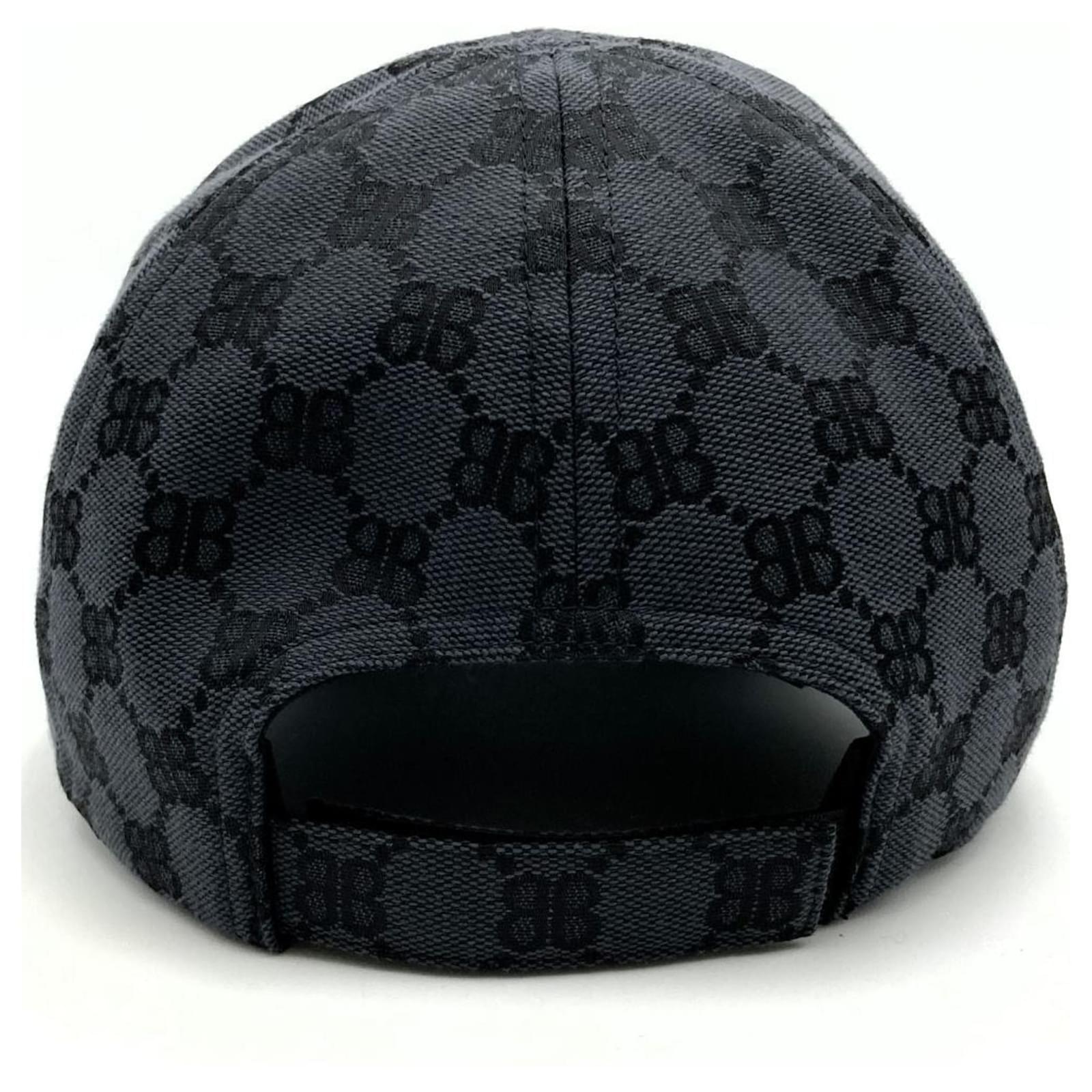 Balenciaga Gucci Collaboration Hacker Project Cap Black