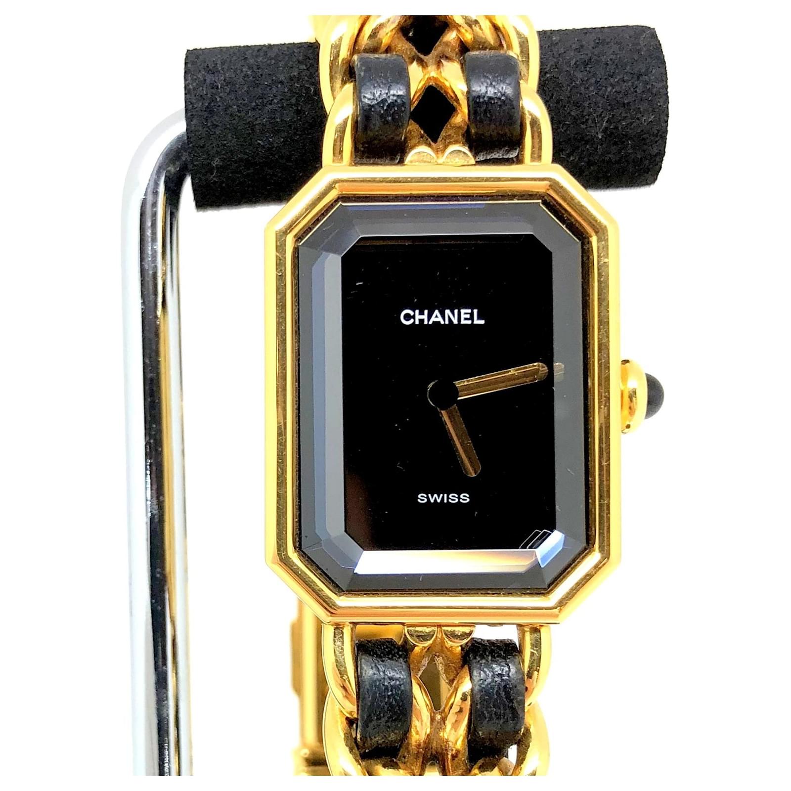 M*i様 CHANEL Montres Watches ゴールド ブラック s-l400.jpg