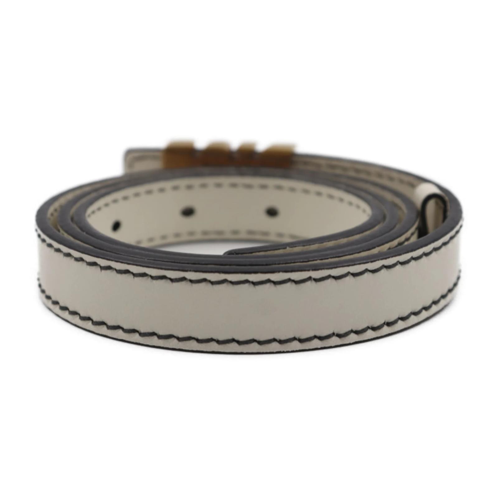 Christian Dior D-FENCE Defense Belt Golden Cream ref.1512461