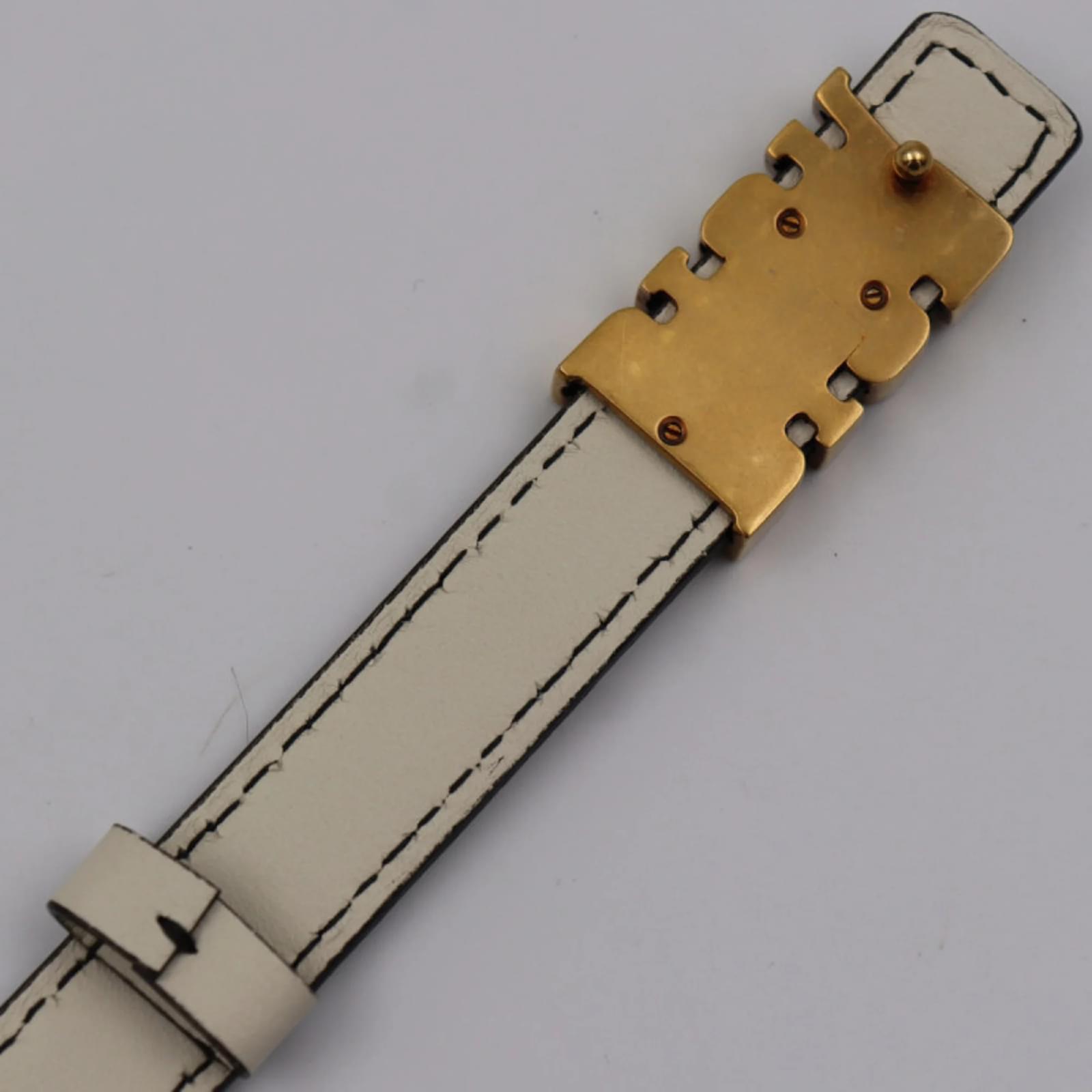 Christian Dior D-FENCE Defense Belt Golden Cream ref.1512461