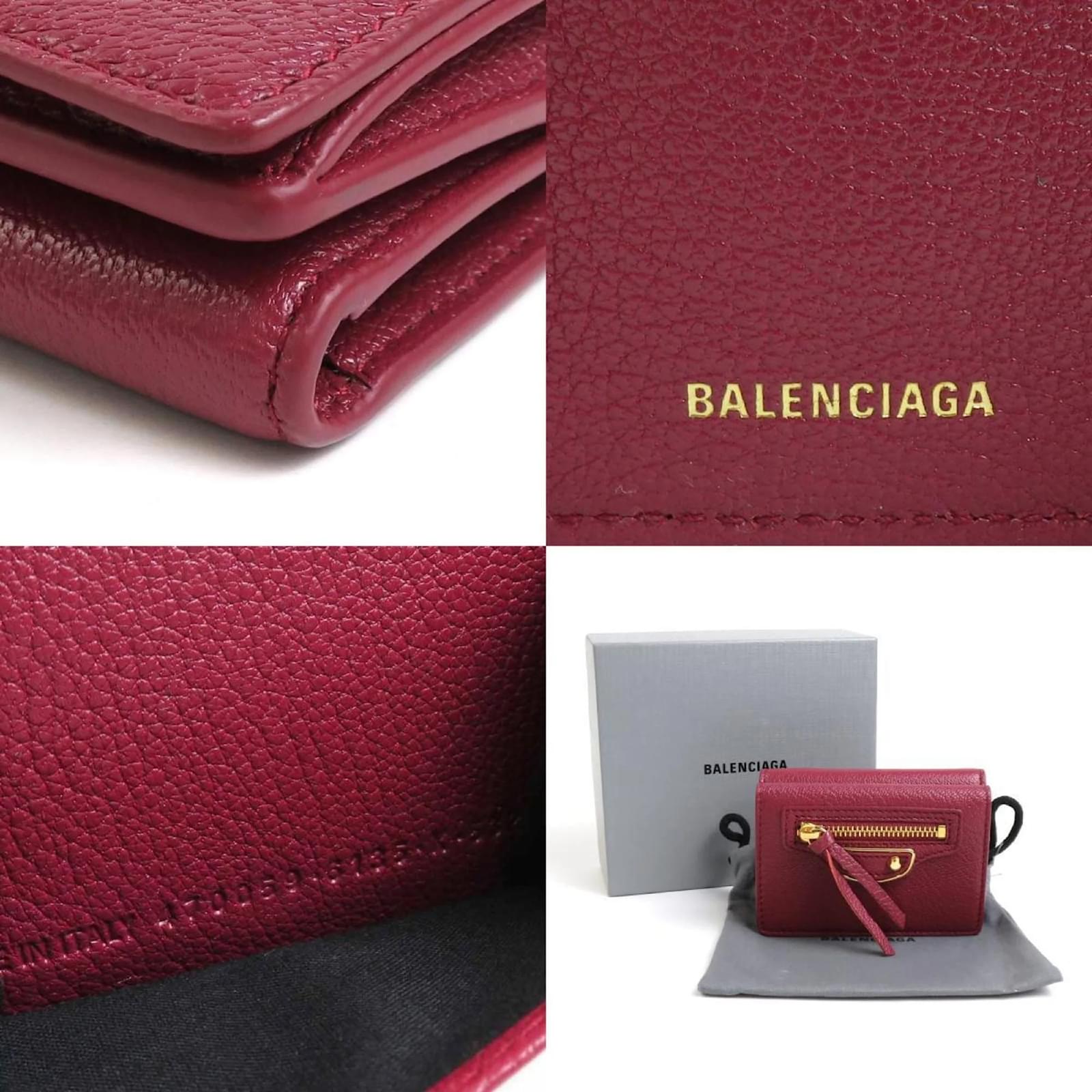 Balenciaga wine red best sale