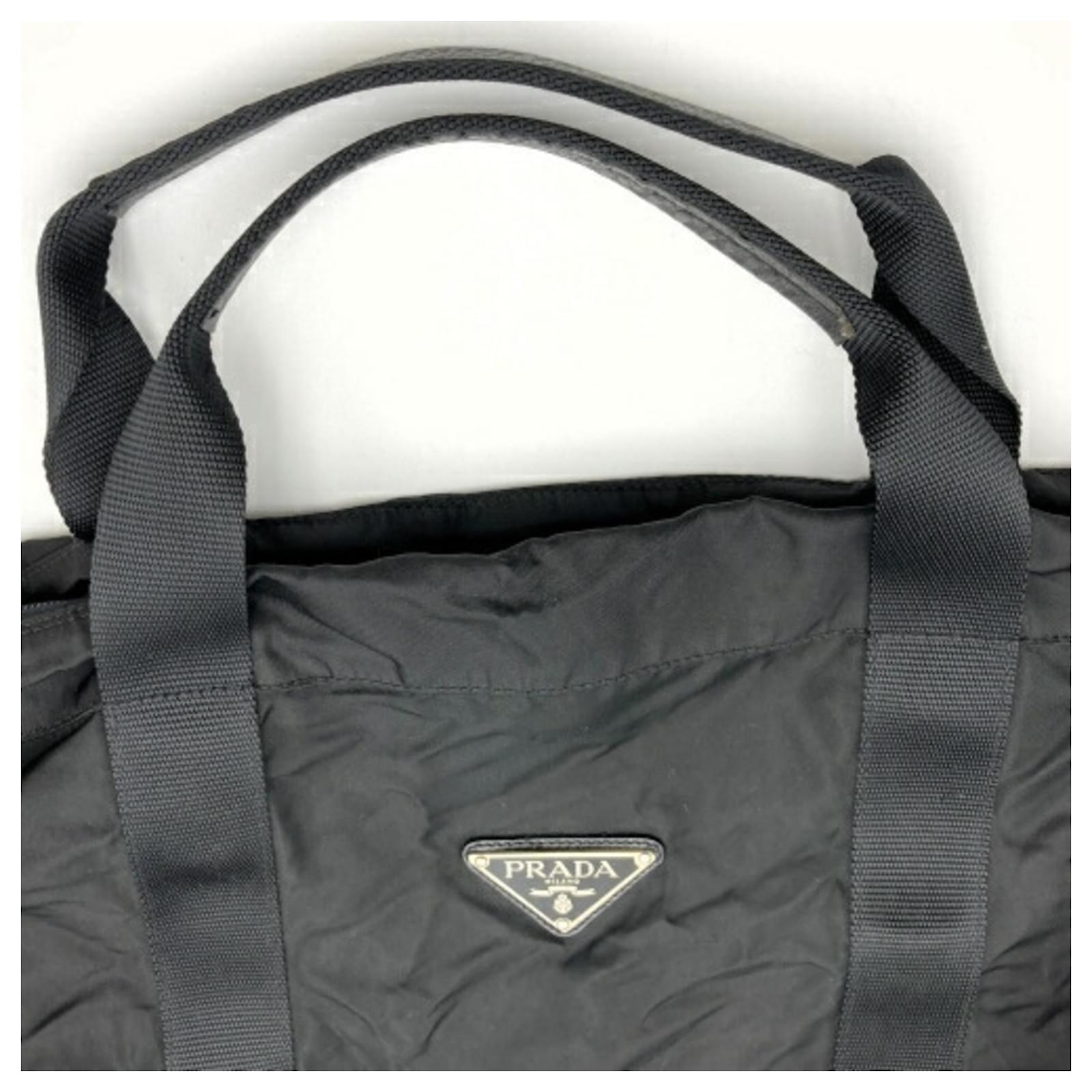 Prada Black Nylon Boston Bag ref.JC1514020 (Sold) - Joli Closet