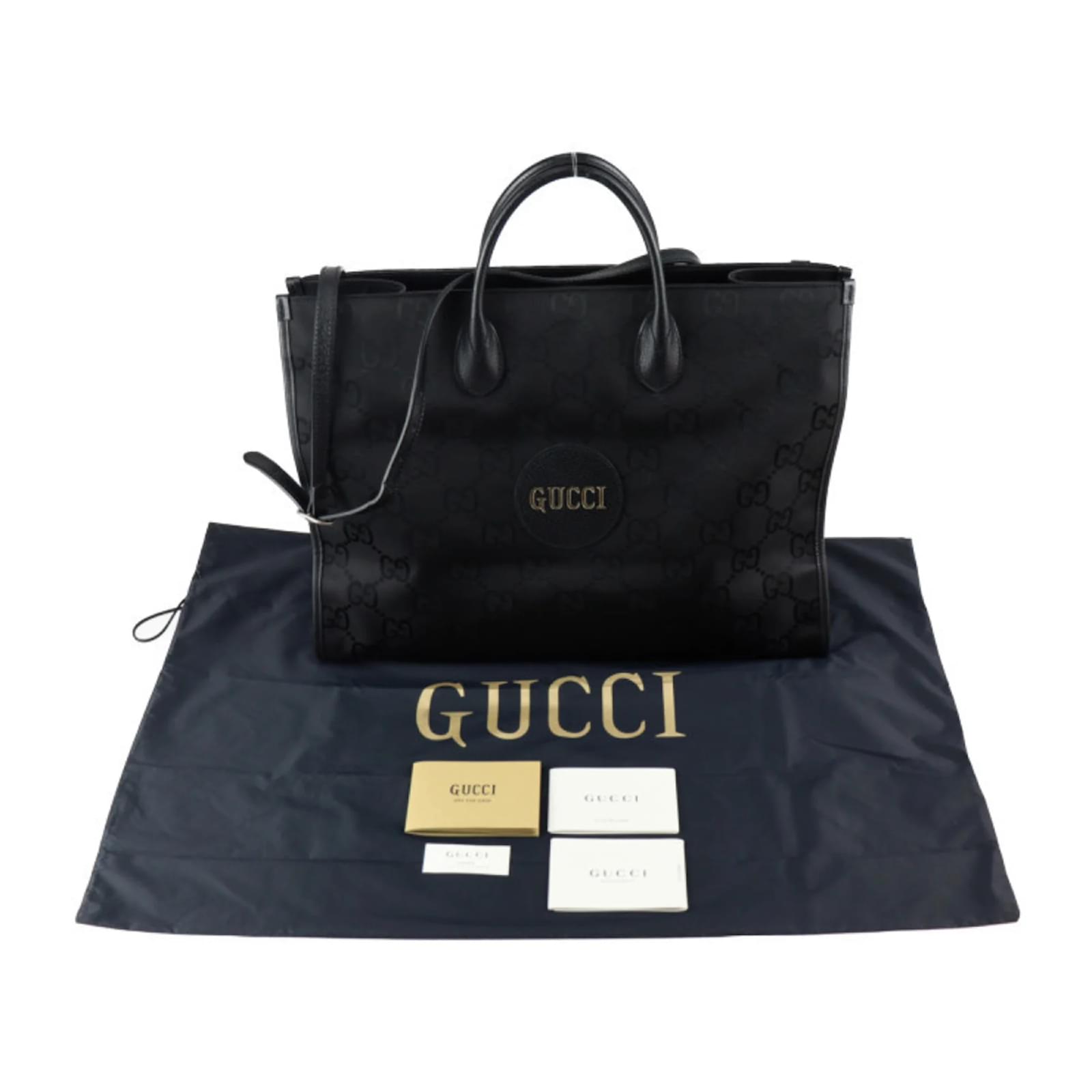 GUCCI Off The Grid Tote Bag Black Leather Nylon ref.1514144 - Joli 