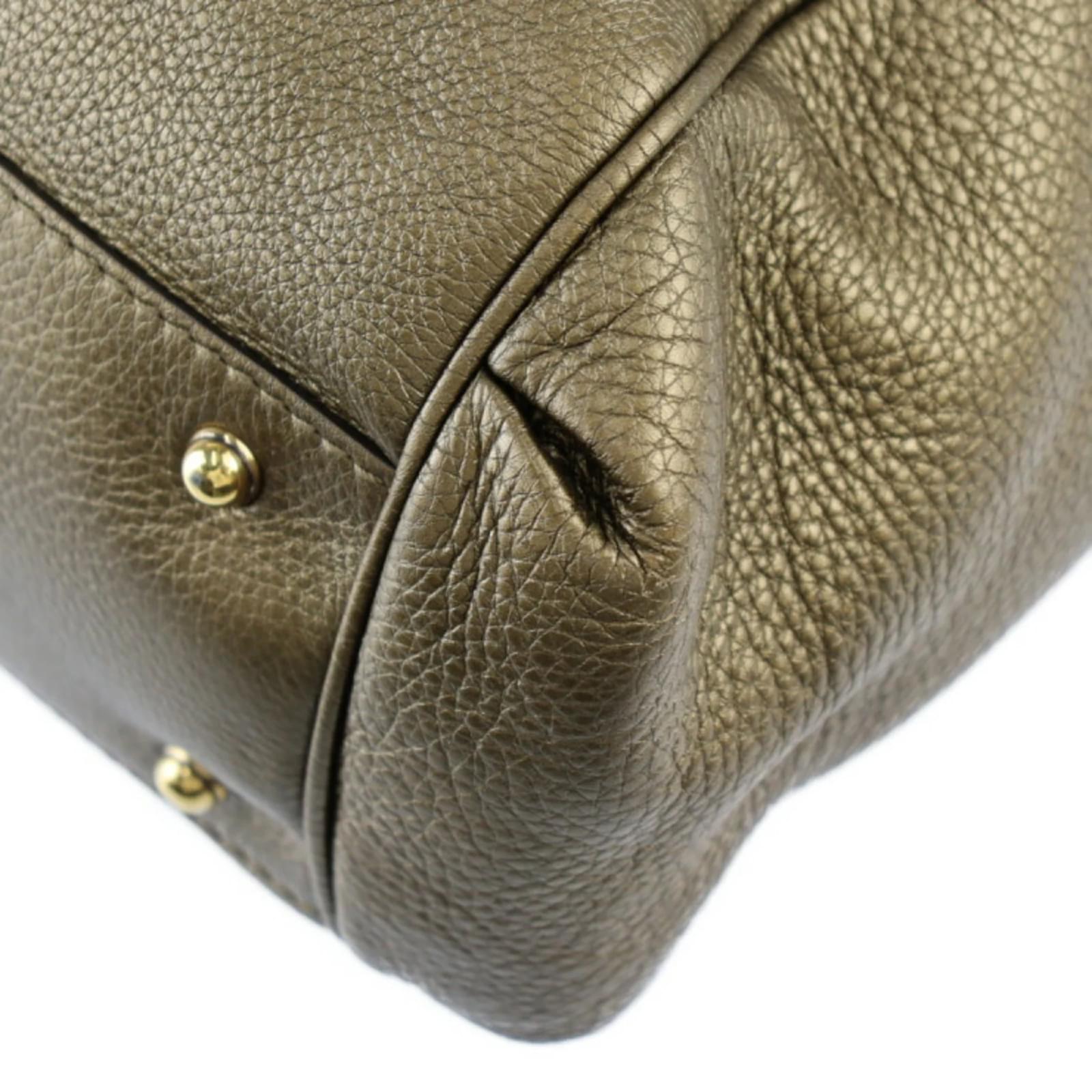 Gucci Handbag 269963 in Bronze Leather ref.1516099 - Joli Closet