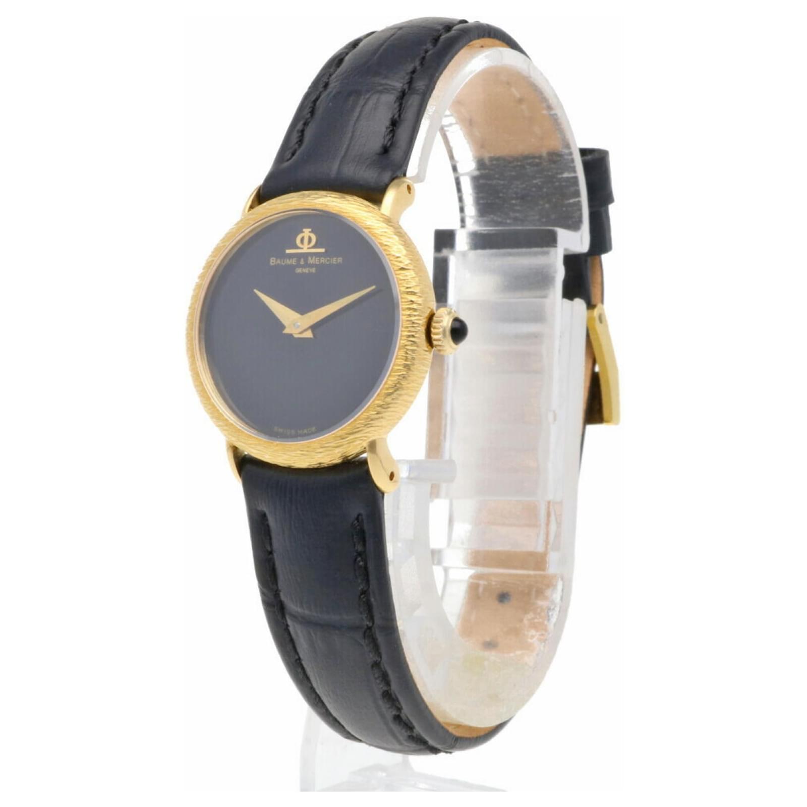 Damenarmbanduhr Baume Mercier aus 18K Gelbgold