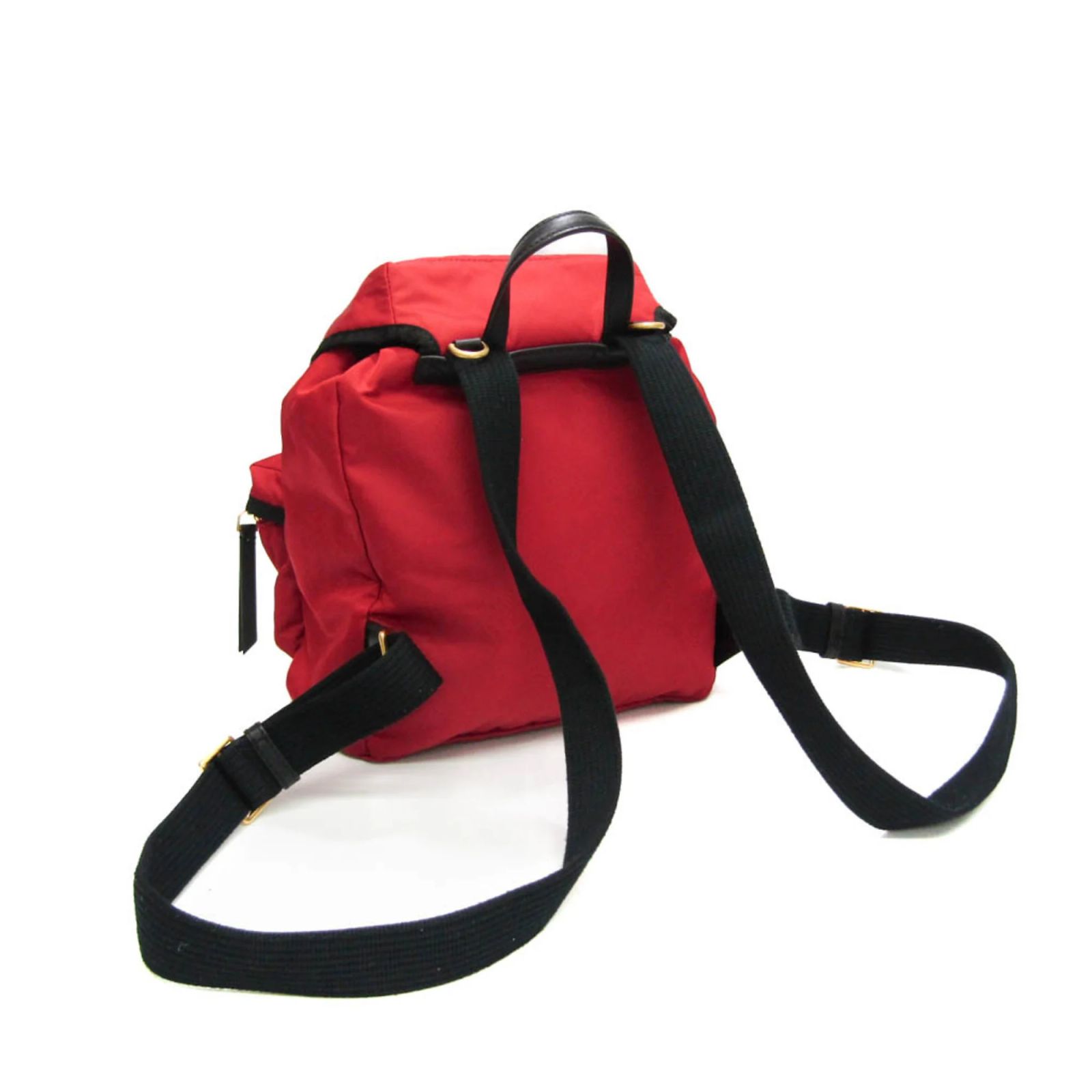 NEW MONCLER Large Dauphine Nylon Backpack In Red Backpack Moncler Red in Synthetic - 30951415 main image 4