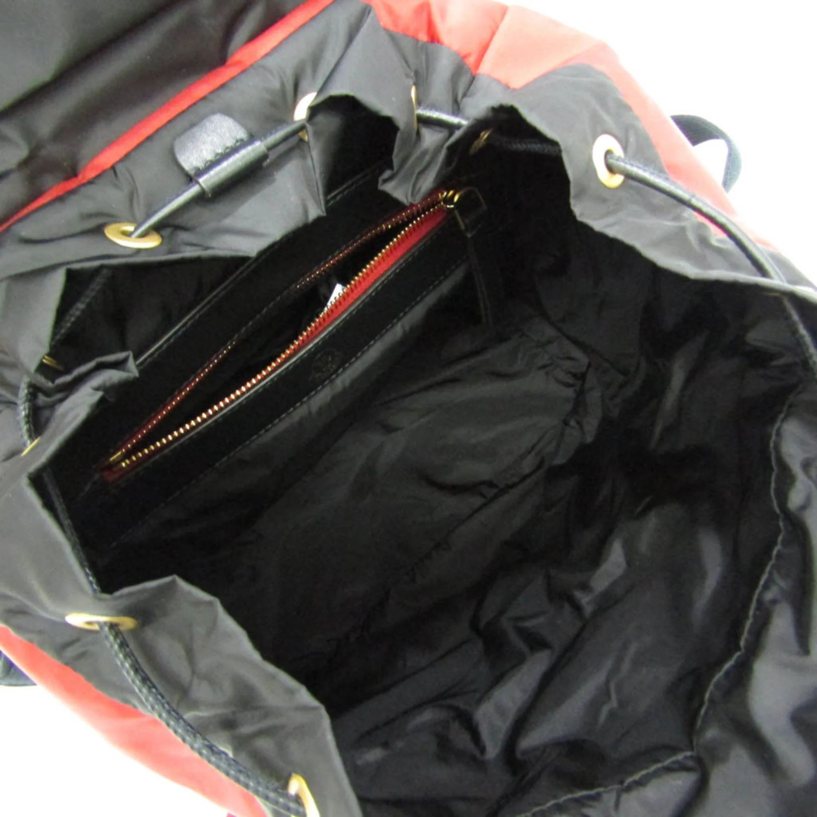 Moncler Dauphine Nylon Backpack in Dark Red Moncler Mini Dauphine backpack in red  main image 4