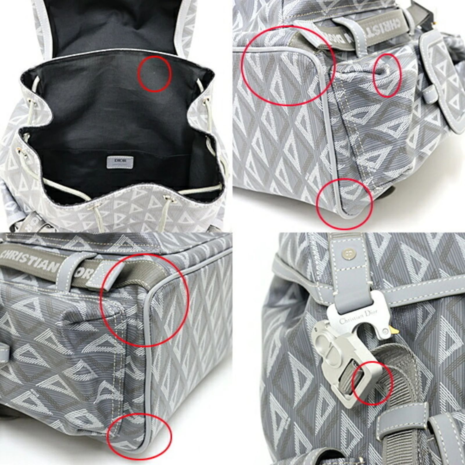 Christian Dior DIOR HIT THE ROAD Backpack Brown Cloth ref 