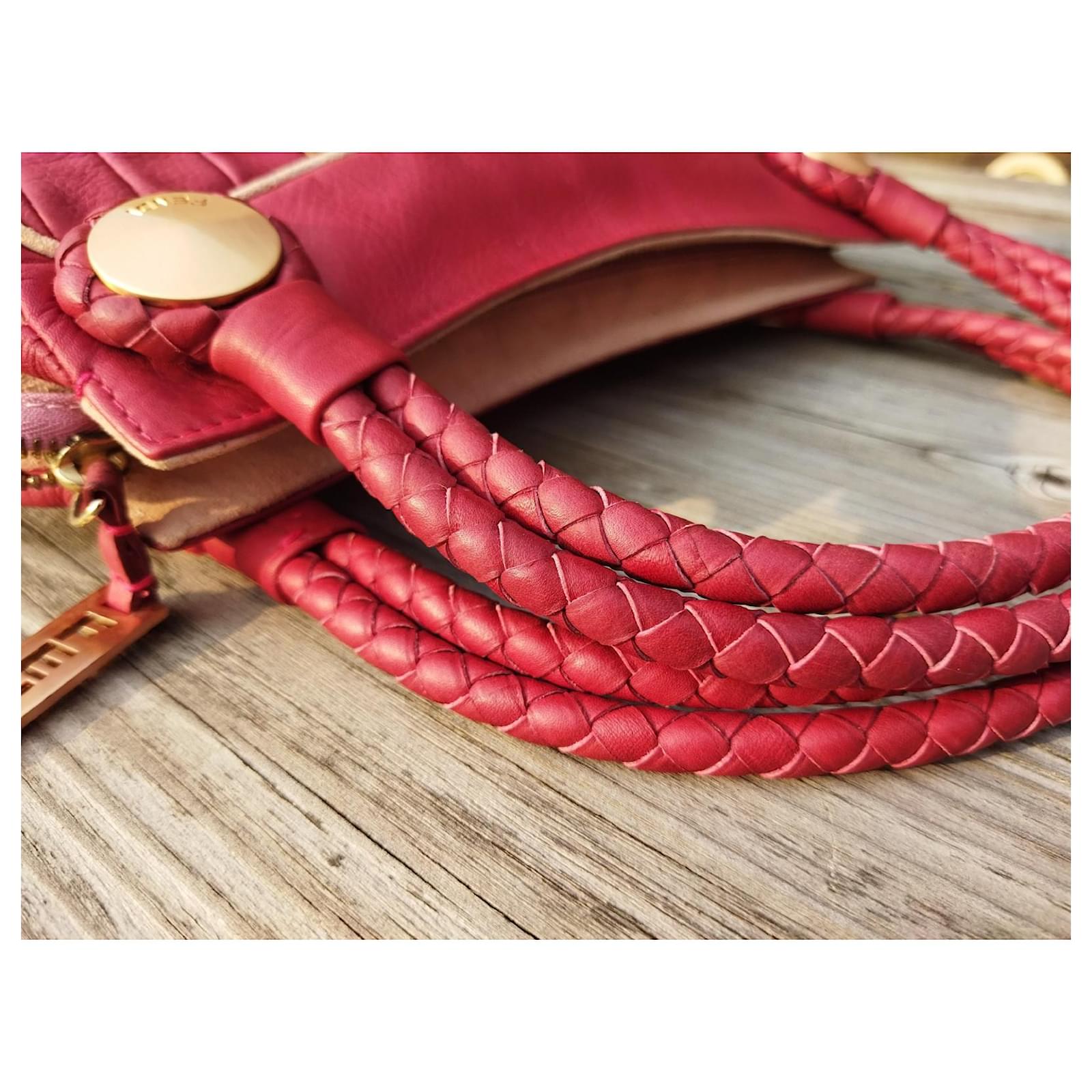 Fendi Radio Red Leather ref.JC1517424 (Sold) - Joli Closet