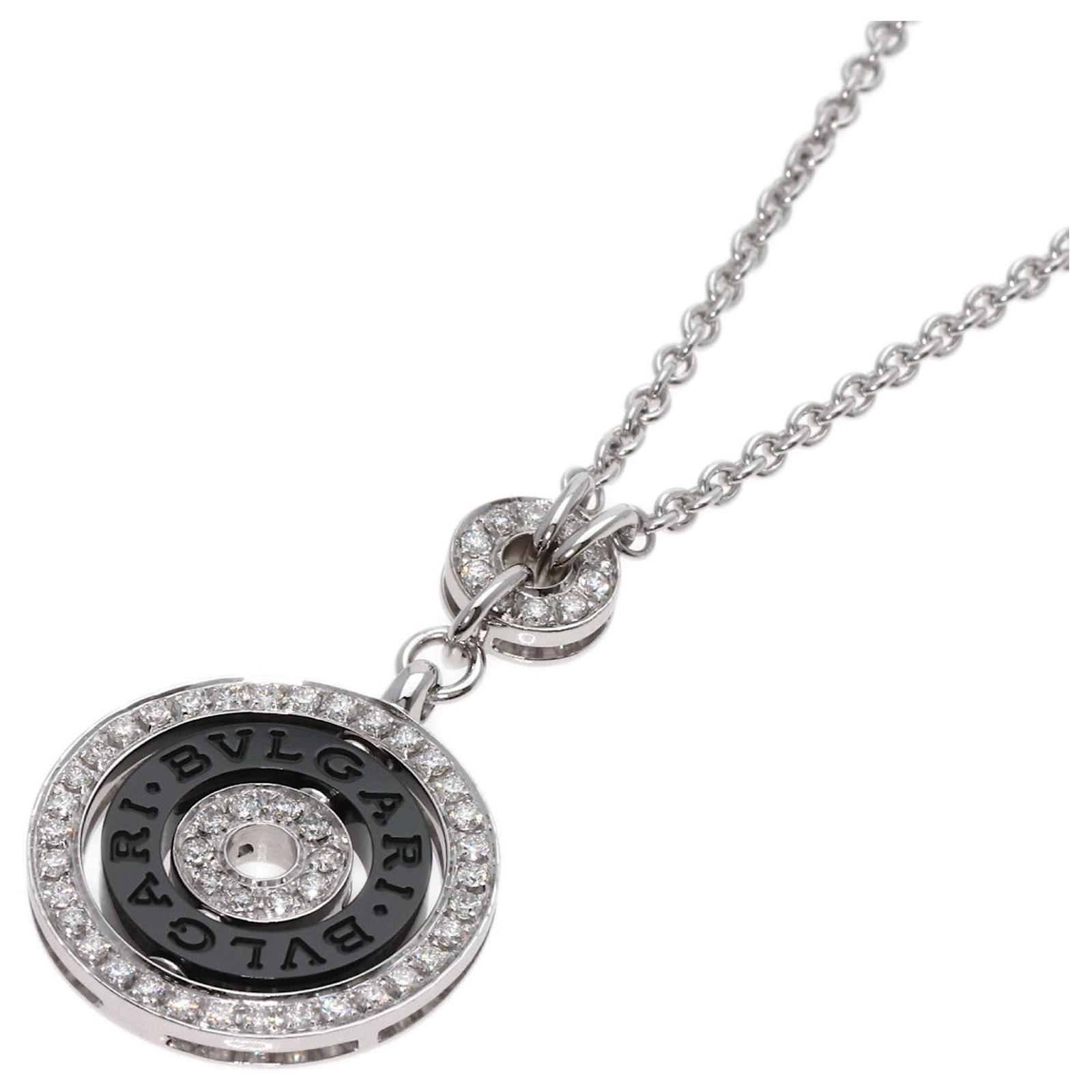 Bulgari Bvlgari Cherchi Astrale Diamond Necklace White gold ref.1519090 Joli Closet