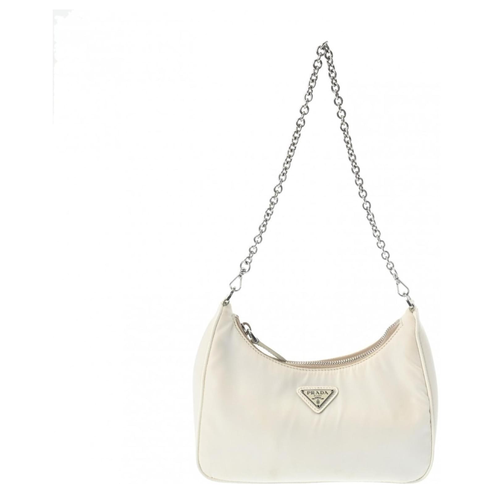 Tote Bag Prada Re Edition 2005 Nylon Gebraucht Saffiano Leather