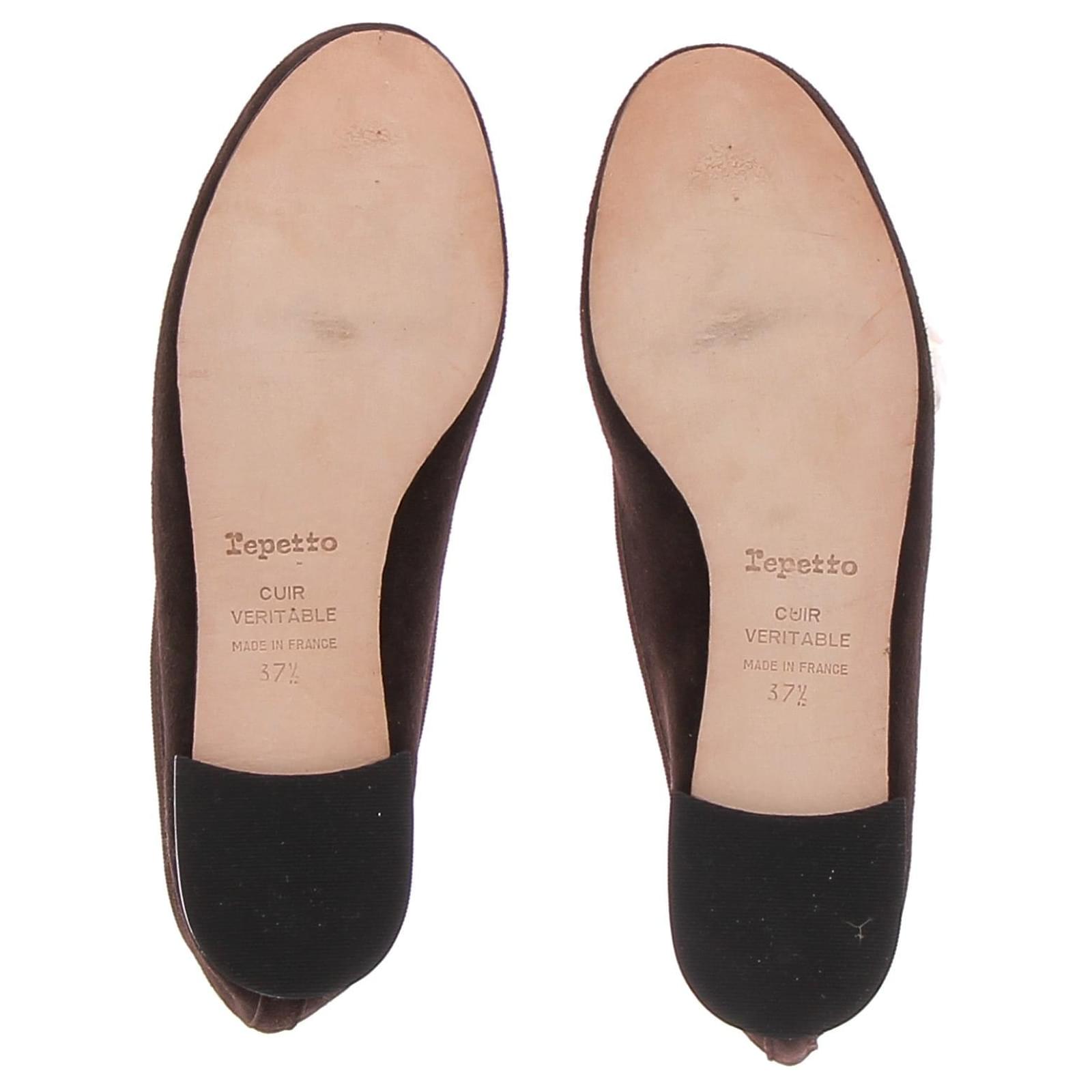 REPETTO Ballet flats Leather Brown Joli Closet