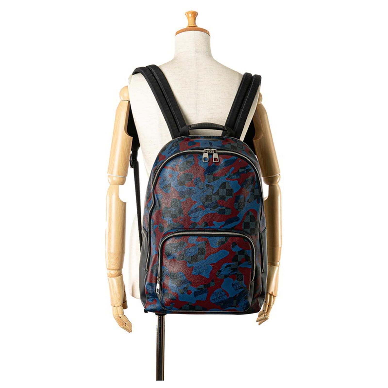 Louis Vuitton Damier Cobalt Andy Backpack Navy blue Leather Plastic  ref.JC1522059 (Sold) - Joli Closet