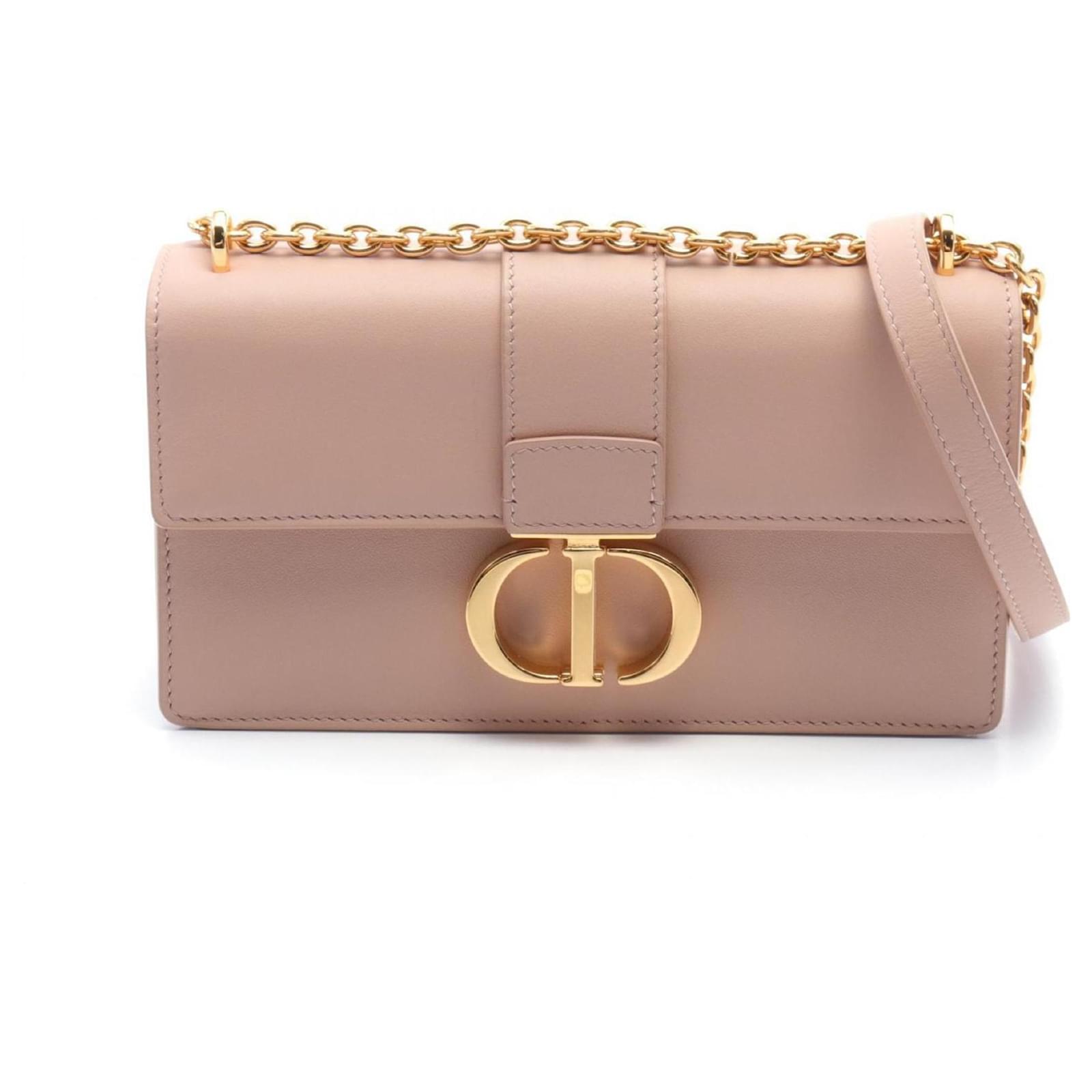 【ヴィンテージ】Rank:A☆Dior ピンク MONTAIGNE バッグ 957007 Christian Dior Pink Calfskin 30 Montaigne East West Flap Bag