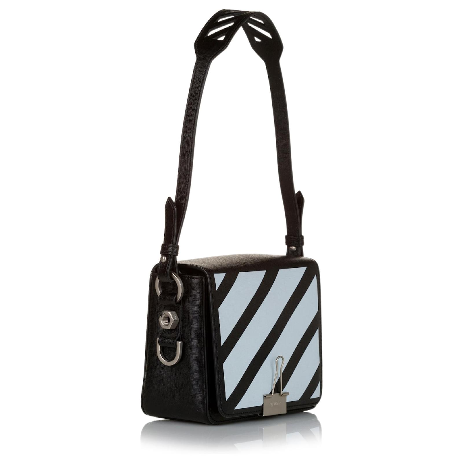 Off White OFF-WHITE Handbags T. Leather Black ref.1526413