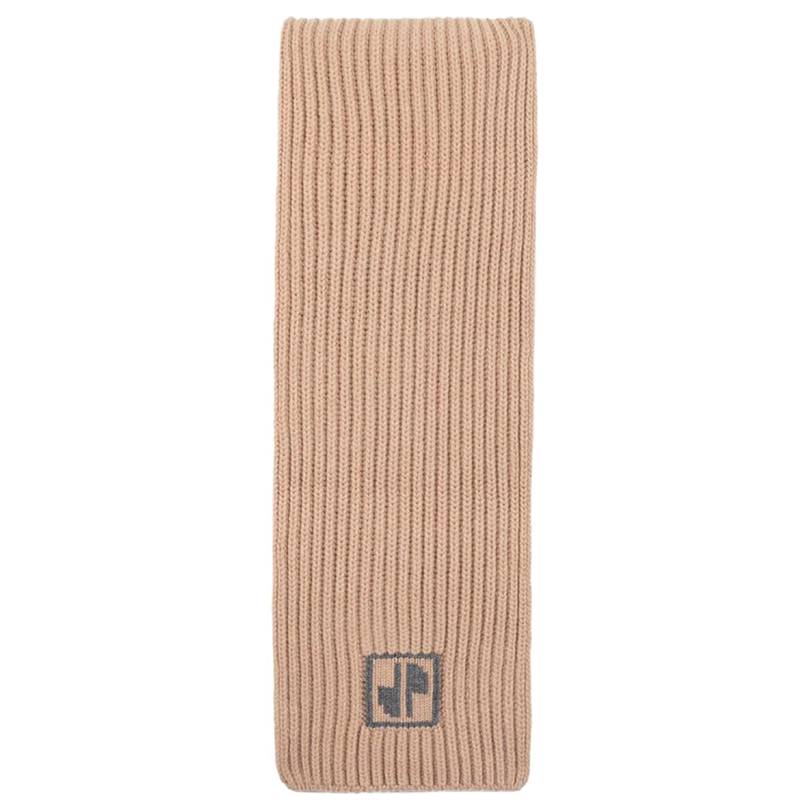 スカーフ Patou Jp Scarf - Wool - Beige Autre Marque Jp Scarf - PATOU - Wool - Beige Brown ref
