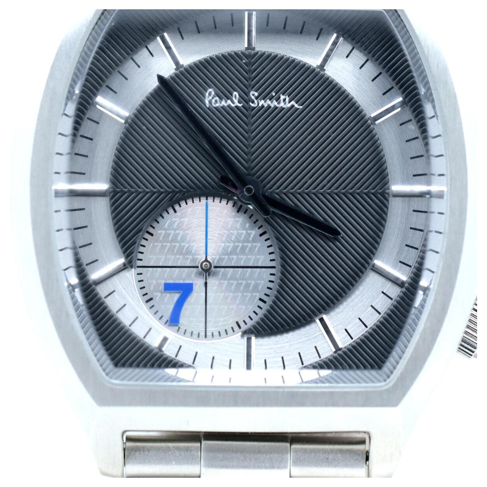 Paul Smith NO7 Stainless Steel Watch Grey Metal ref.JC1527397