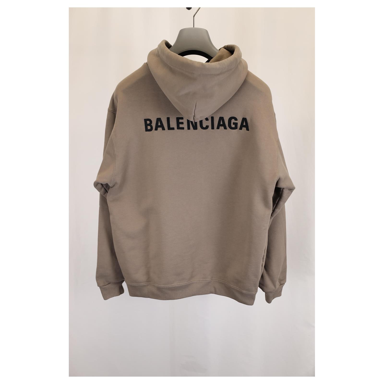 Balenciaga Hoodie Balenciaga Sweat A Capuche Balenciaga Beige