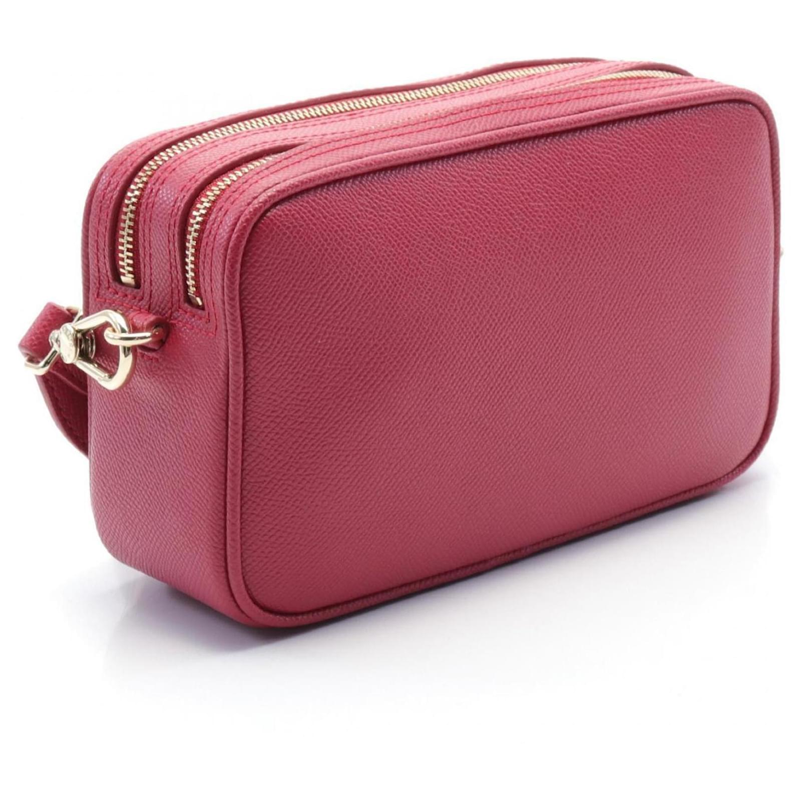 Furla LILLI XL Lily Shoulder Bag Pink Leather ref.1529774