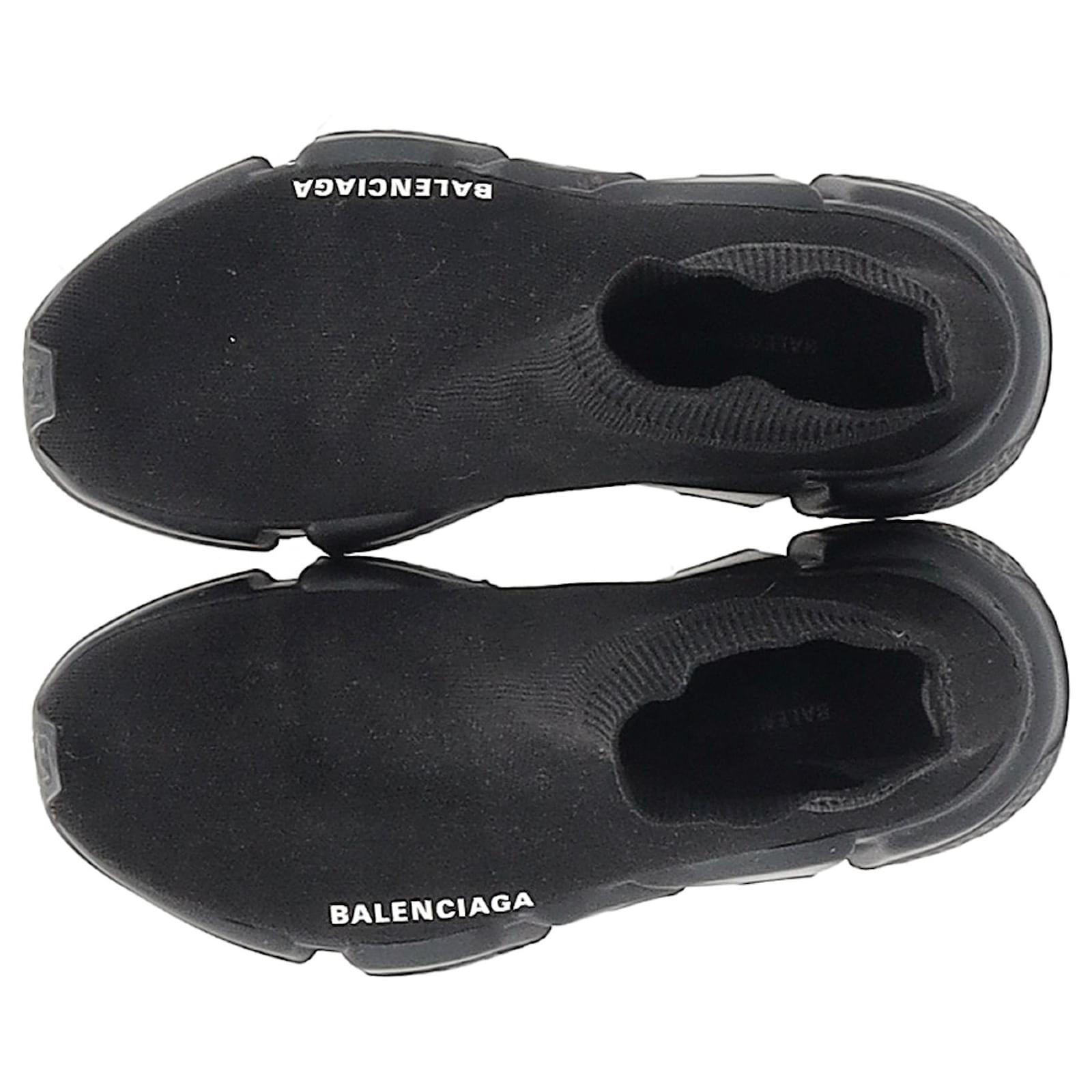 Balenciaga Speed Trainer in Black Polyester ref.1530331 Joli Closet