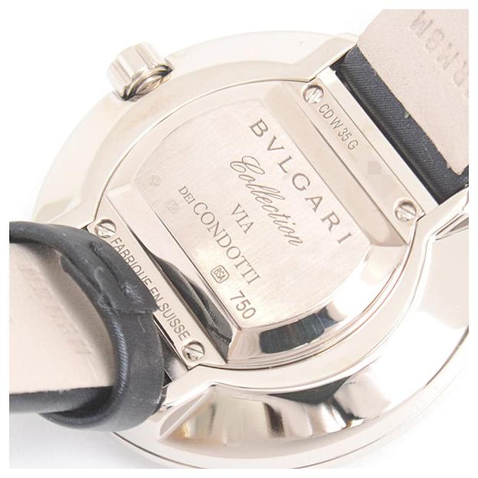 Autre Marque Orologio al quarzo Bvlgari quadrante nero VIA DEI