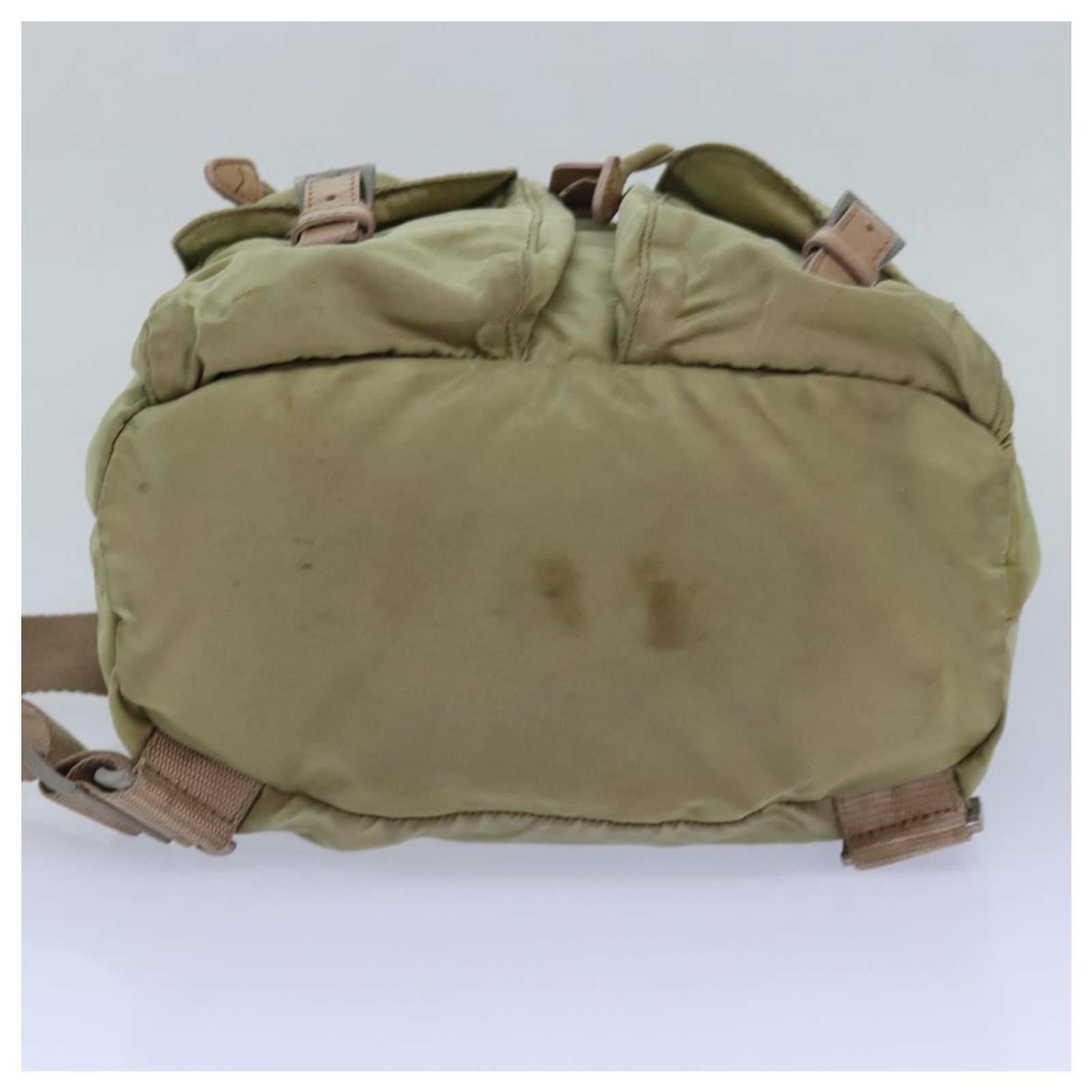 PRADA Backpack Nylon Khaki Auth 82104 ref.1534351 - Joli Closet display picture 2