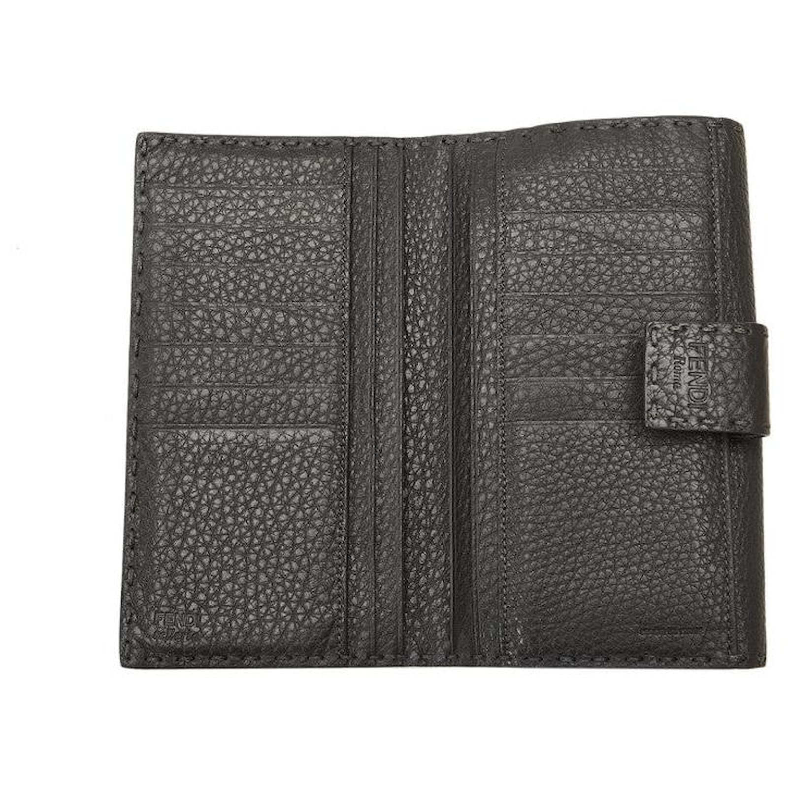 AQ003　FENDI　peek-a-boo　selleria　ウォレット Selleria Peekaboo Soft Small Cuoio Romano leather Gray | Fendi