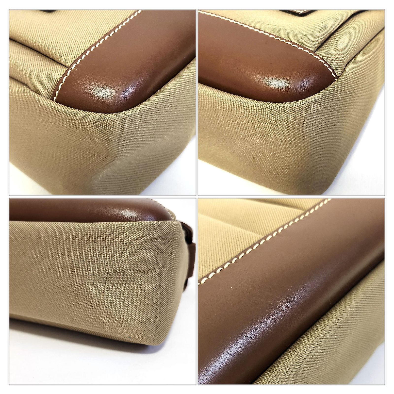 Autre Marque Hunting World Safari Today Shoulder Bag Brown Khaki 