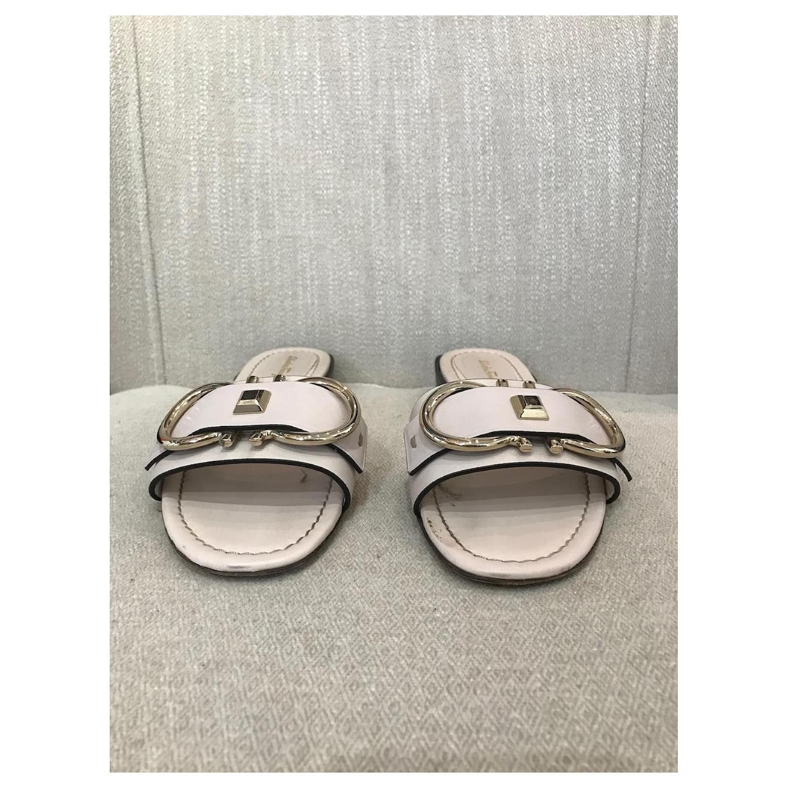 Ferragamo solar slides best sale