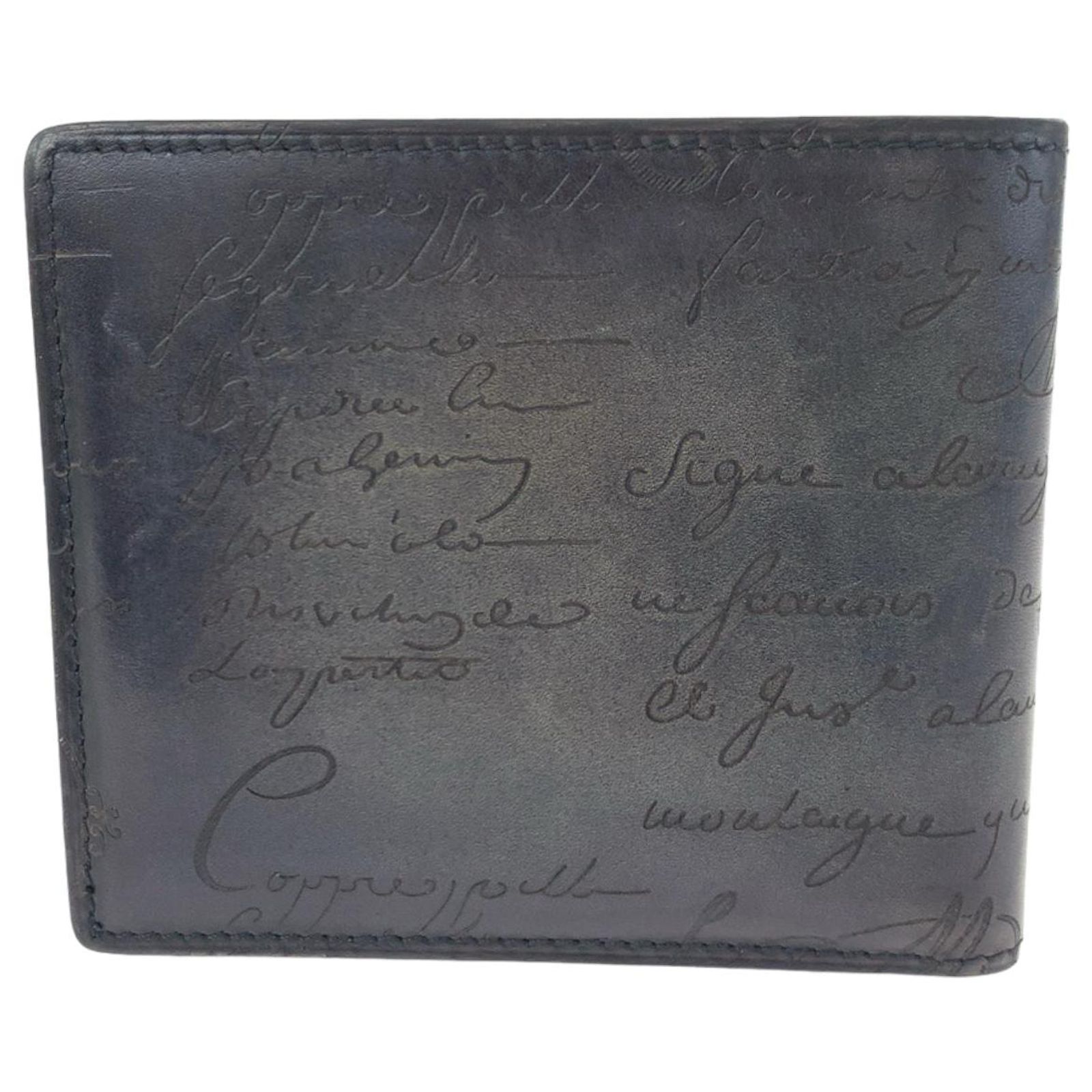Porte-clés Berluti Calligraphie Scritto En Corne Et Cuir De Luxe - Comme Neuf - Origine France