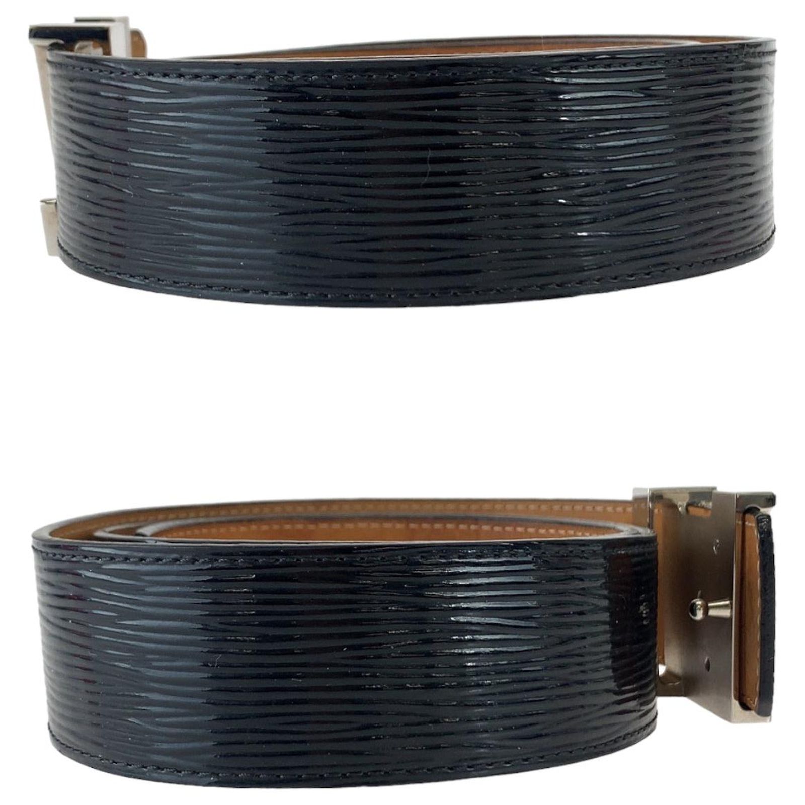 Louis Vuitton Brown Epi Electric Belt LOUIS VUITTON Epi Electric Santur LV Buckle Belt Men main image 3