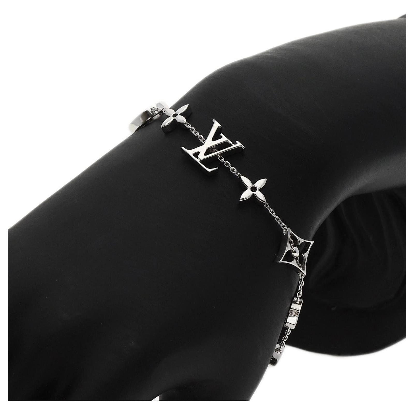 Louis Vuitton Monogram Idylle Blossom Diamond Bracelet White gold