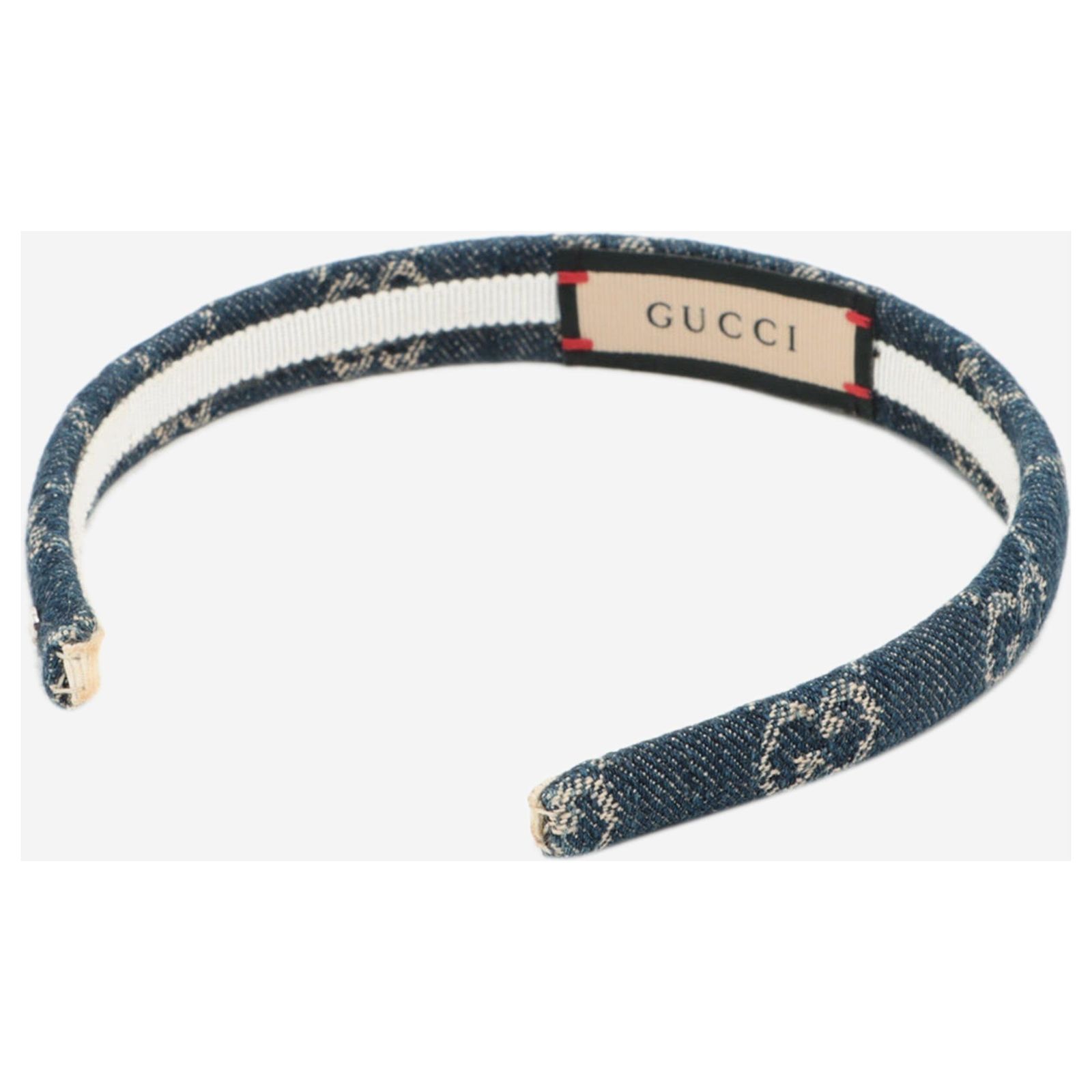 Gucci Denim Monogrammed Headband m49162423439_1.jpg main image 2