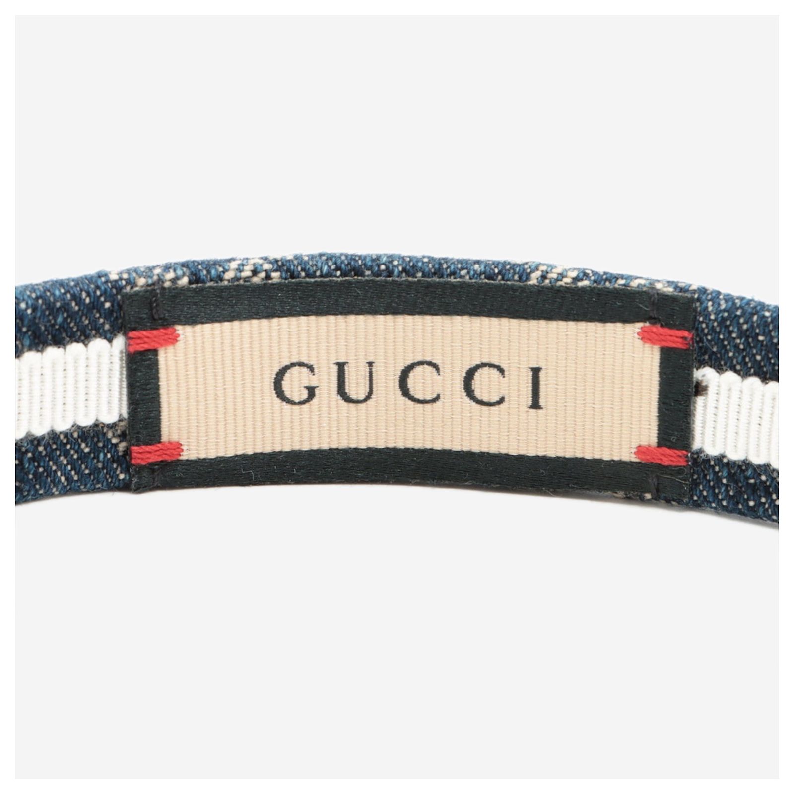 Gucci Denim Monogrammed Headband m49162423439_1.jpg main image 3