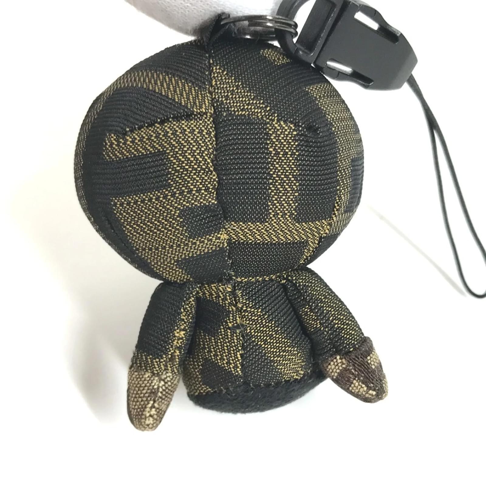 Fendi x A Bathing Ape Milo Zucca Plush Charm Brown Cloth ref