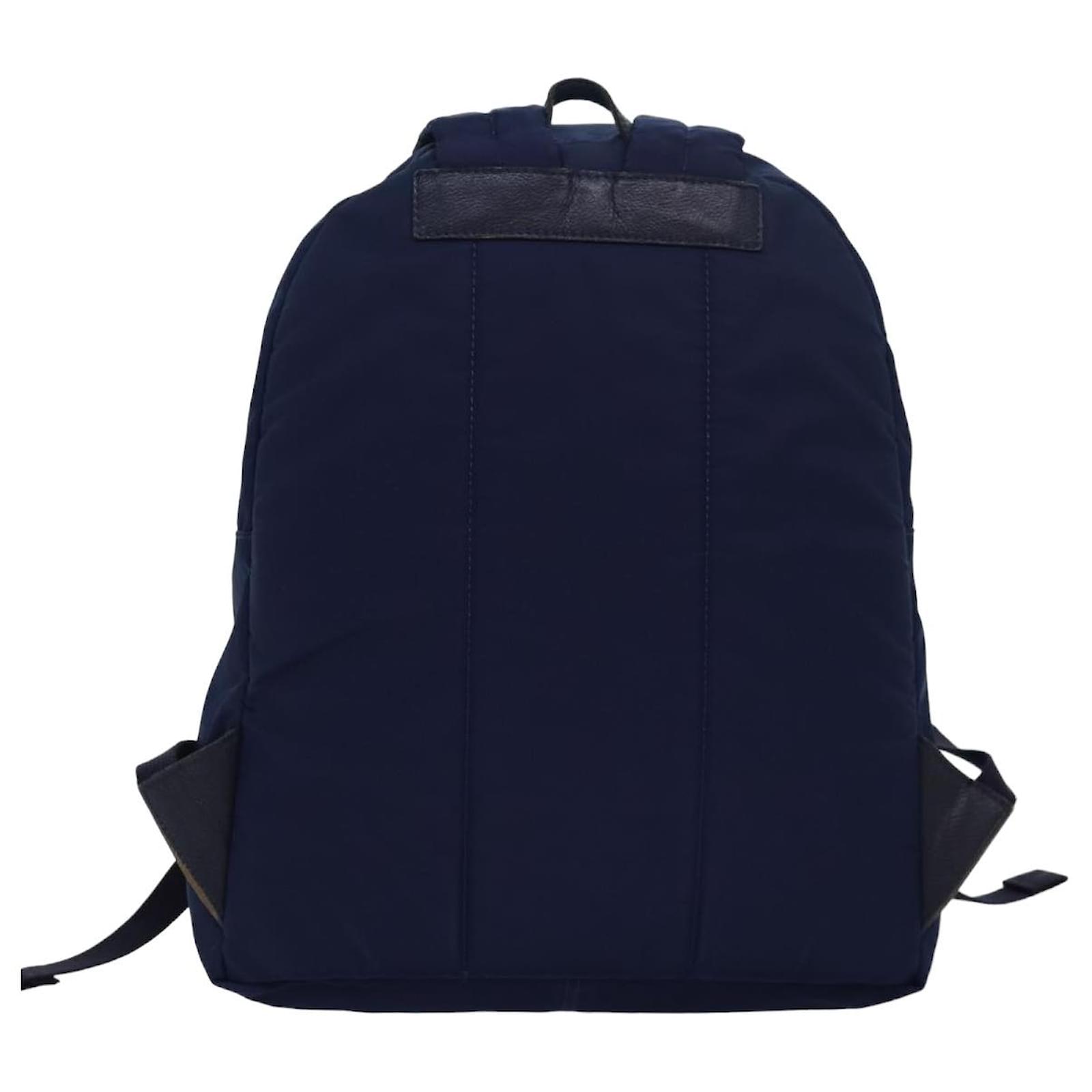 BURBERRY BLUE LABEL ネイビーリュック BURBERRY Blue Label Backpack Nylon Navy Auth bs16122 Navy