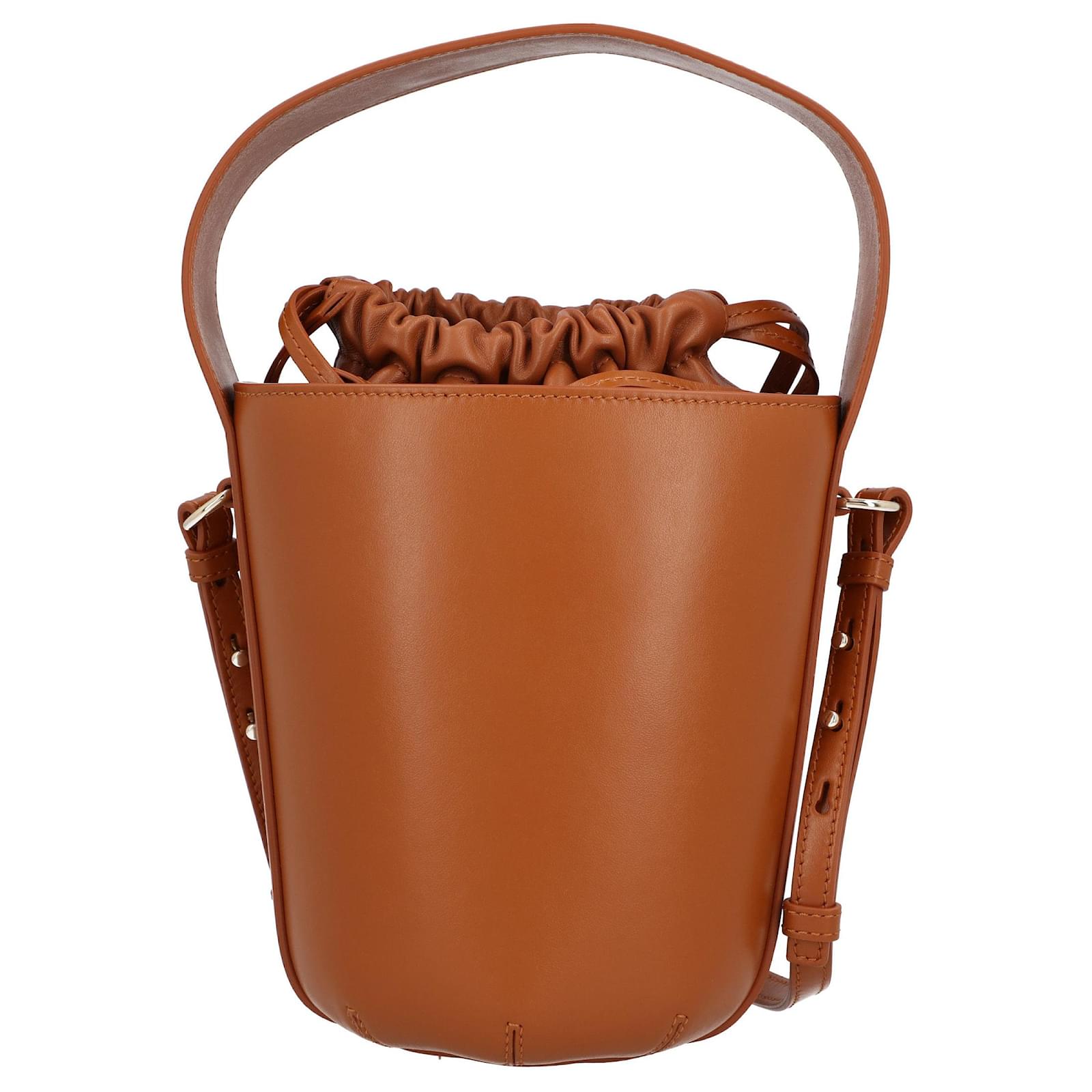 ハンドバッグ Chloe Sense Bucket Bag Brown Chloé Sense Bucket Bag Brown Leather Pony-style calfskin ref